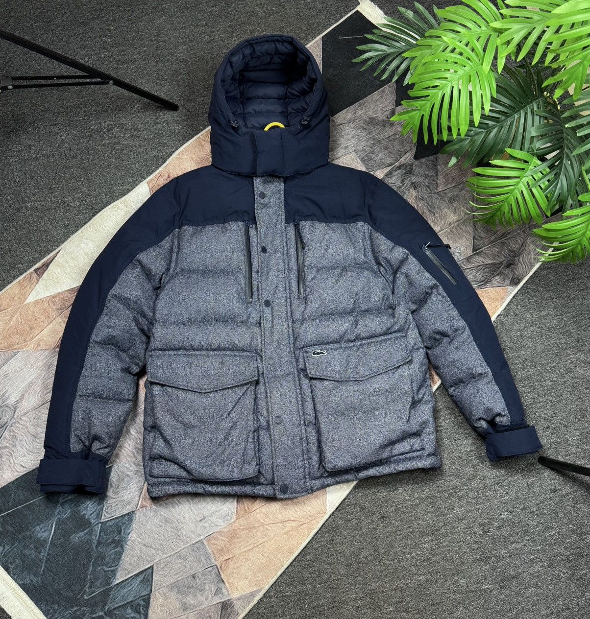 Lacoste Lacoste Down Jacket Puffer Luxury Size Size US L / EU 52-54 / 3 - 2 Thumbnail