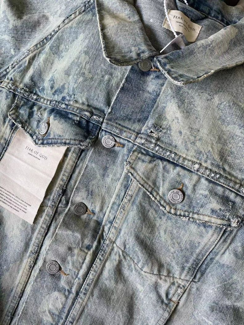 Fear of God Fear of God Season 4 romper denim jacket Size US L / EU 52-54 / 3 - 2 Thumbnail