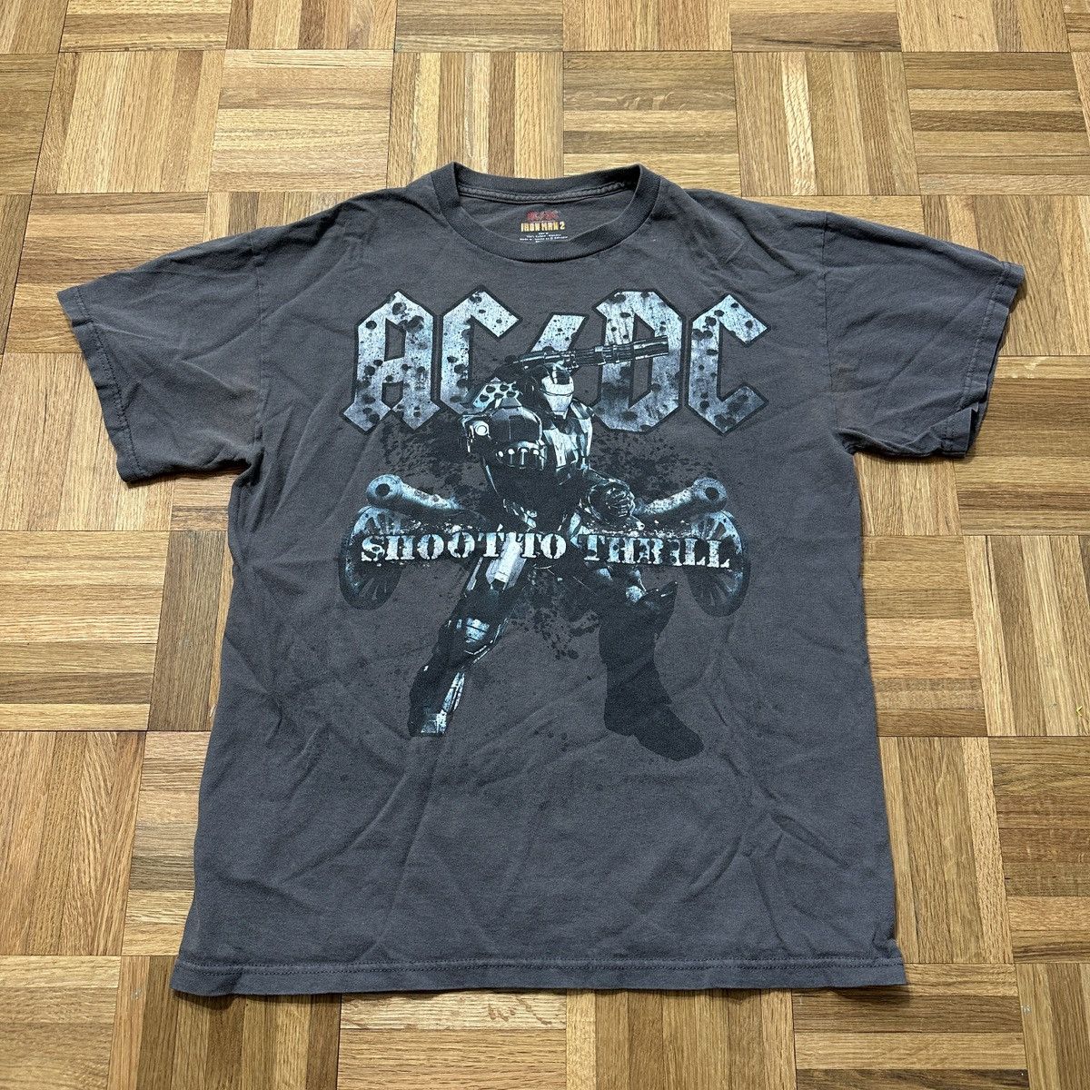 Marvel Comics AC/DC x Iron Man 2 tee Size US M / EU 48-50 / 2 - 1 Thumbnail