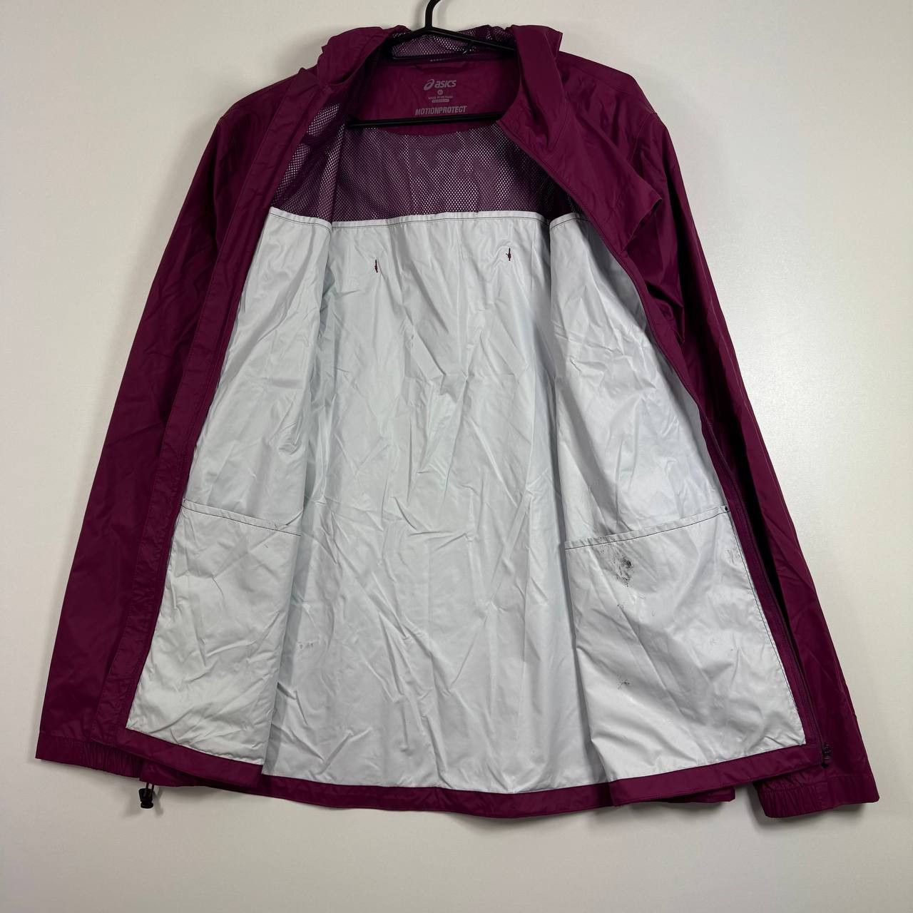 Asics Asics Windbreaker Jacket Pink Hooded Full Zip Womens Size XL Size XL / US 12-14 / IT 48-50 - 2 Thumbnail
