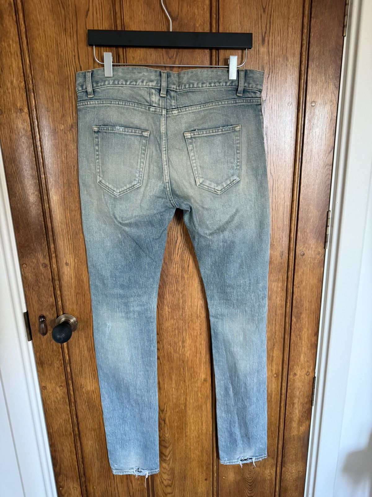 Saint Laurent Paris FW16 Saint Laurent Palladium trash crash ripped D02 jeans Size US 31 - 21 Thumbnail