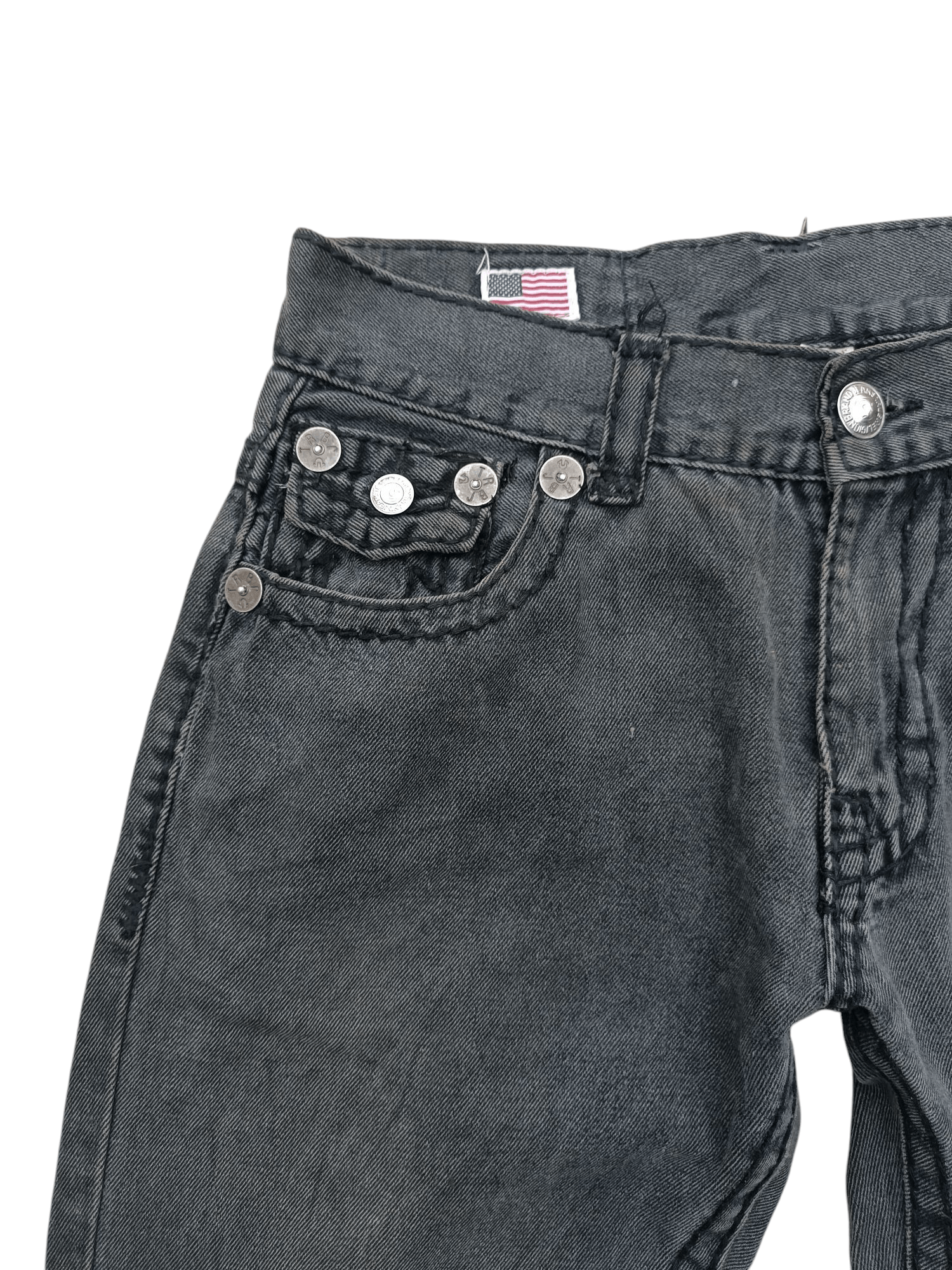 True Religion × Vintage Vintage True Religion Johnny Super T Distressed Jeans TR028 Size US 32 / EU 48 - 4 Thumbnail