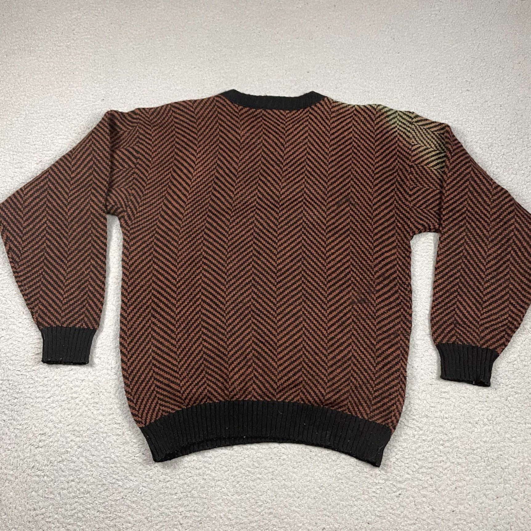 Vintage VINTAGE Atlas Sweater Mens L Red Knit Pullover 80s 90s USA Distressed Casual Size US L / EU 52-54 / 3 - 5 Thumbnail