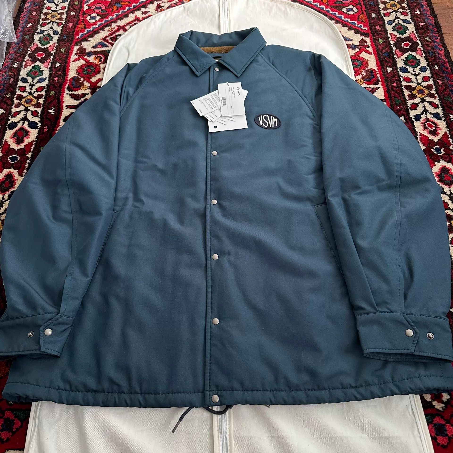 Visvim VISVIM 24SS Coach JKT Silk Wool Blend Jacket Size 4 Size US XL / EU 56 / 4 - 2 Thumbnail