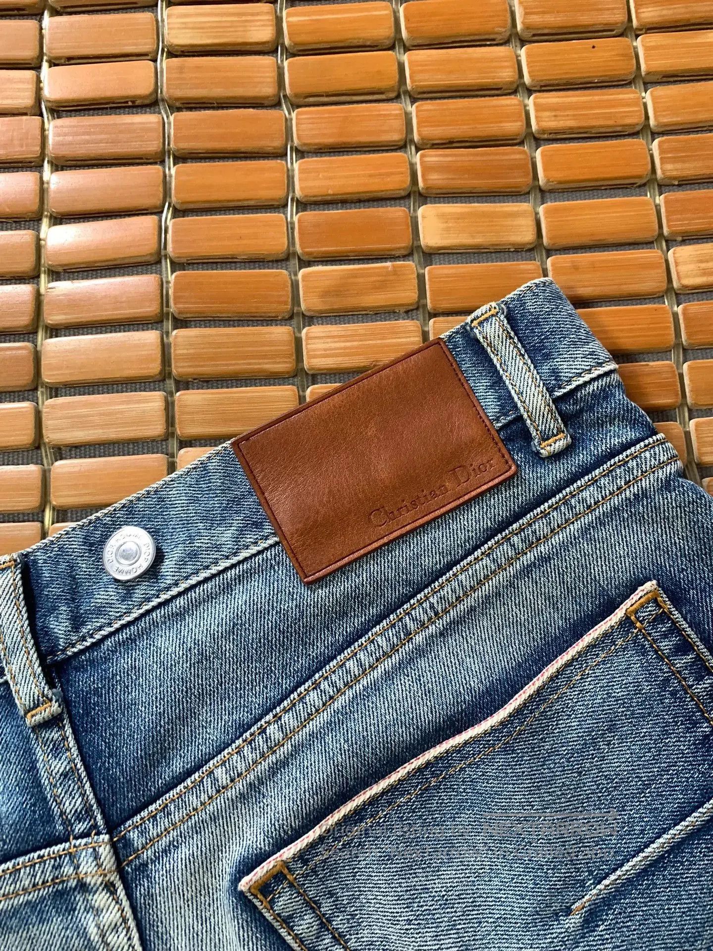 Dior Dior CD Embroidered Jeans. Size US 31 - 4 Thumbnail