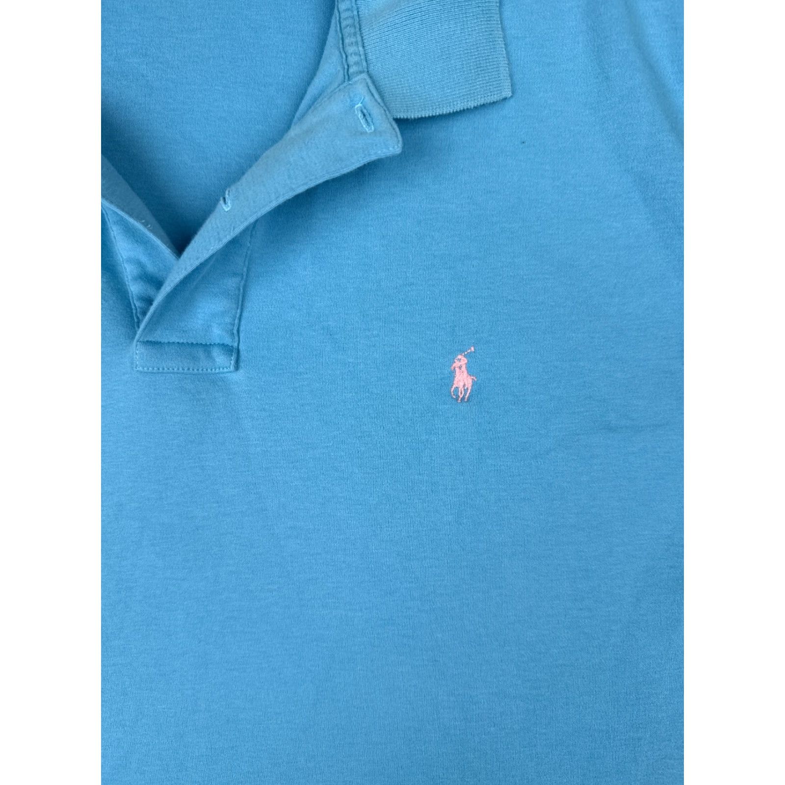 Ralph Lauren VINTAGE Ralph Lauren Polo Shirt Men 2XL Blue Short Sleeve Cotton Polo Shirt 2XL Men Blue Size US XXL / EU 58 / 5 - 6 Thumbnail