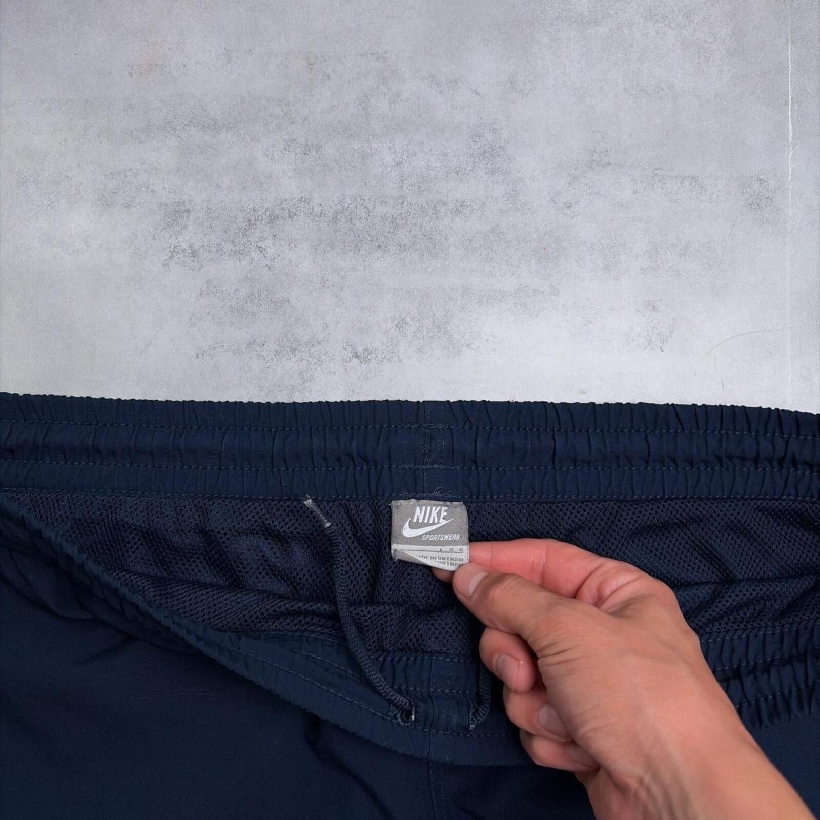 Nike Y2K Navy Nike Grunge Baggy Skater Trackpants Size US 36 / EU 52 - 5 Thumbnail