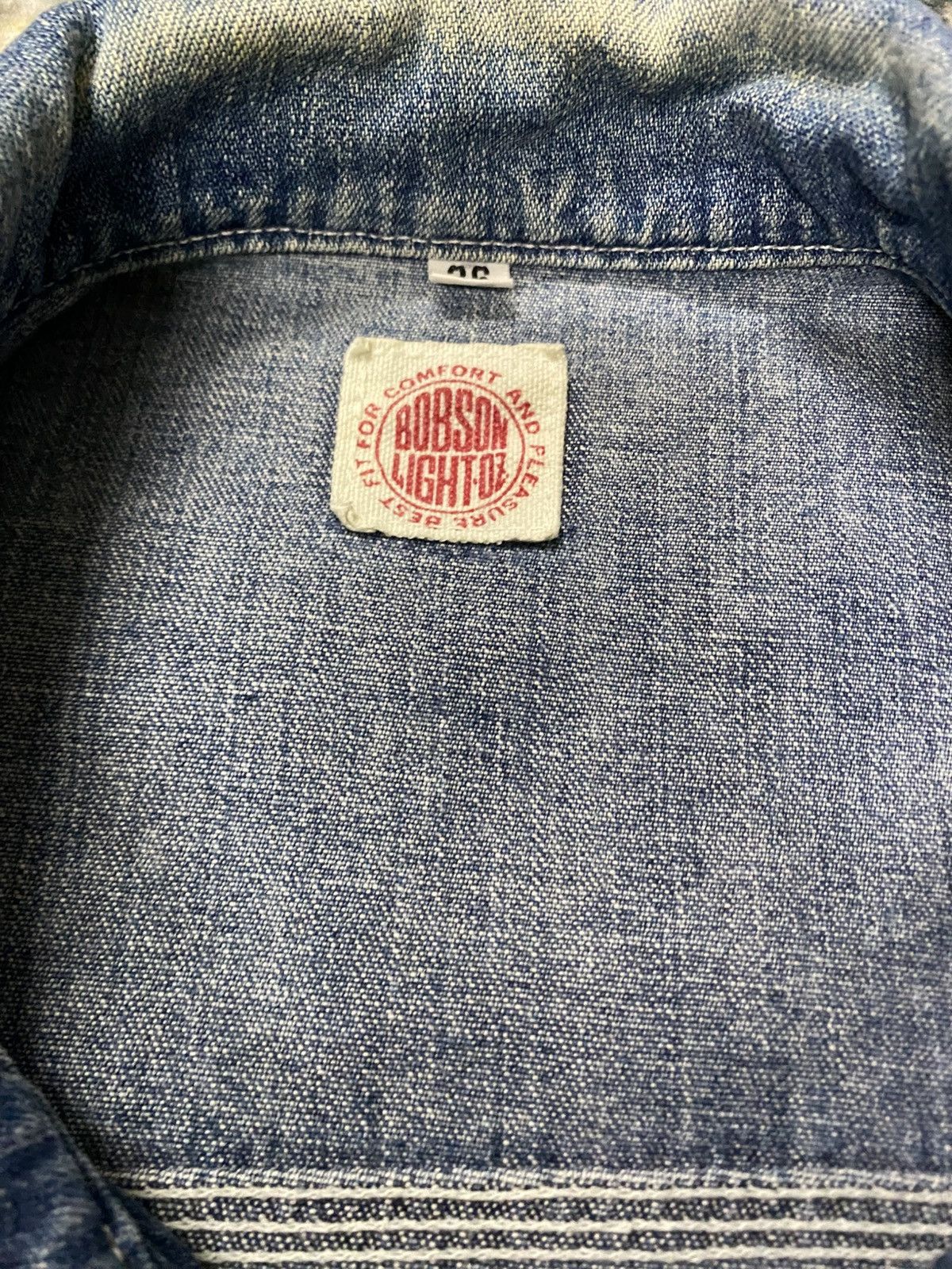 Japanese Brand Vintage Bobson Lot 34233 Denim Jacket Size US M / EU 48-50 / 2 - 4 Thumbnail