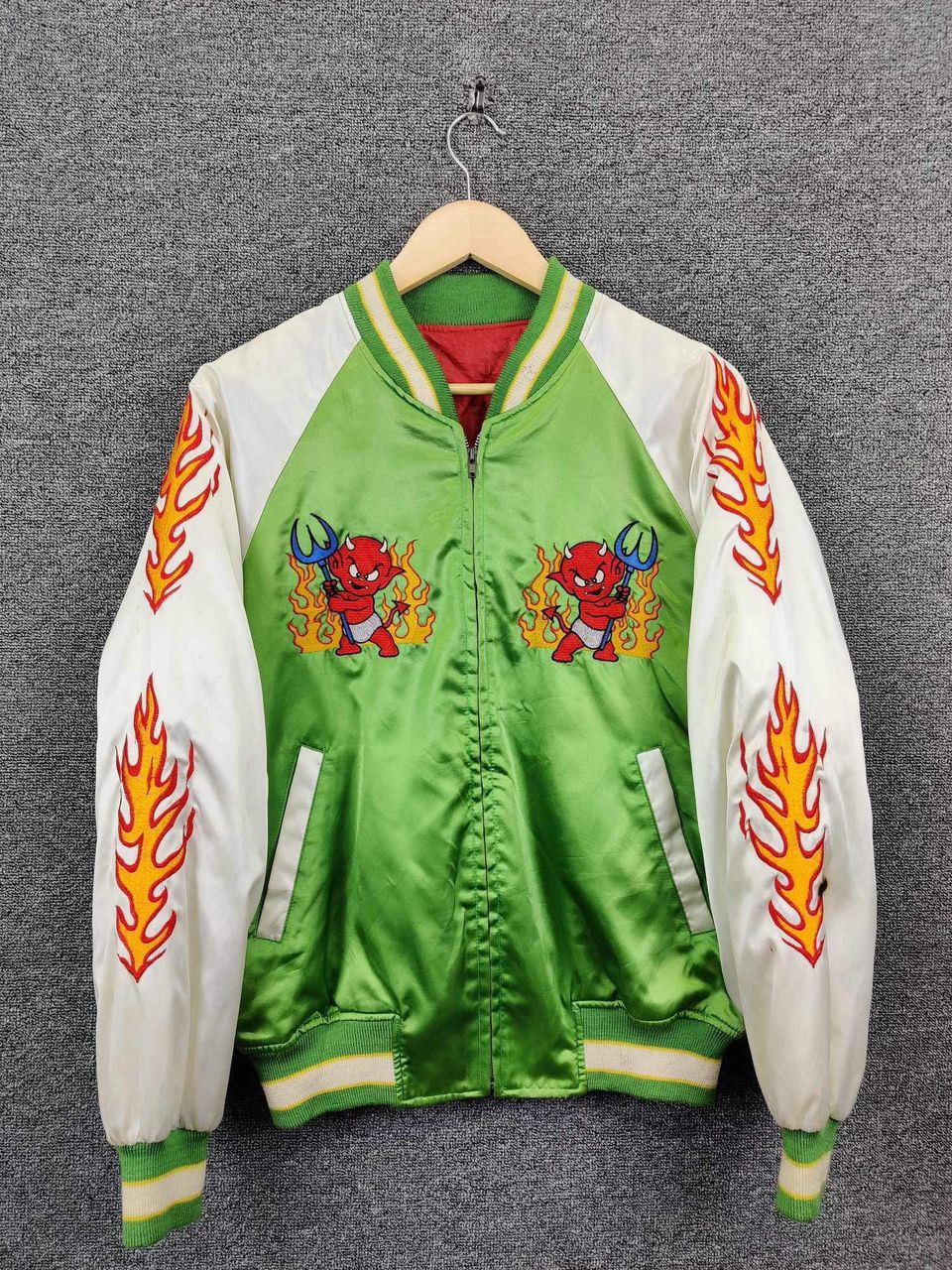 Vintage Vintage Ted Man Power Of Devils Sukajan Jacket Size US L / EU 52-54 / 3 - 7 Thumbnail