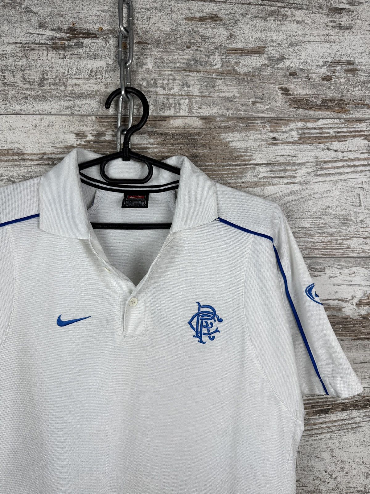 Nike Mens Vintage Nike Rangers FC soccer jersey t-shirt training Size US S / EU 44-46 / 1 - 2 Thumbnail