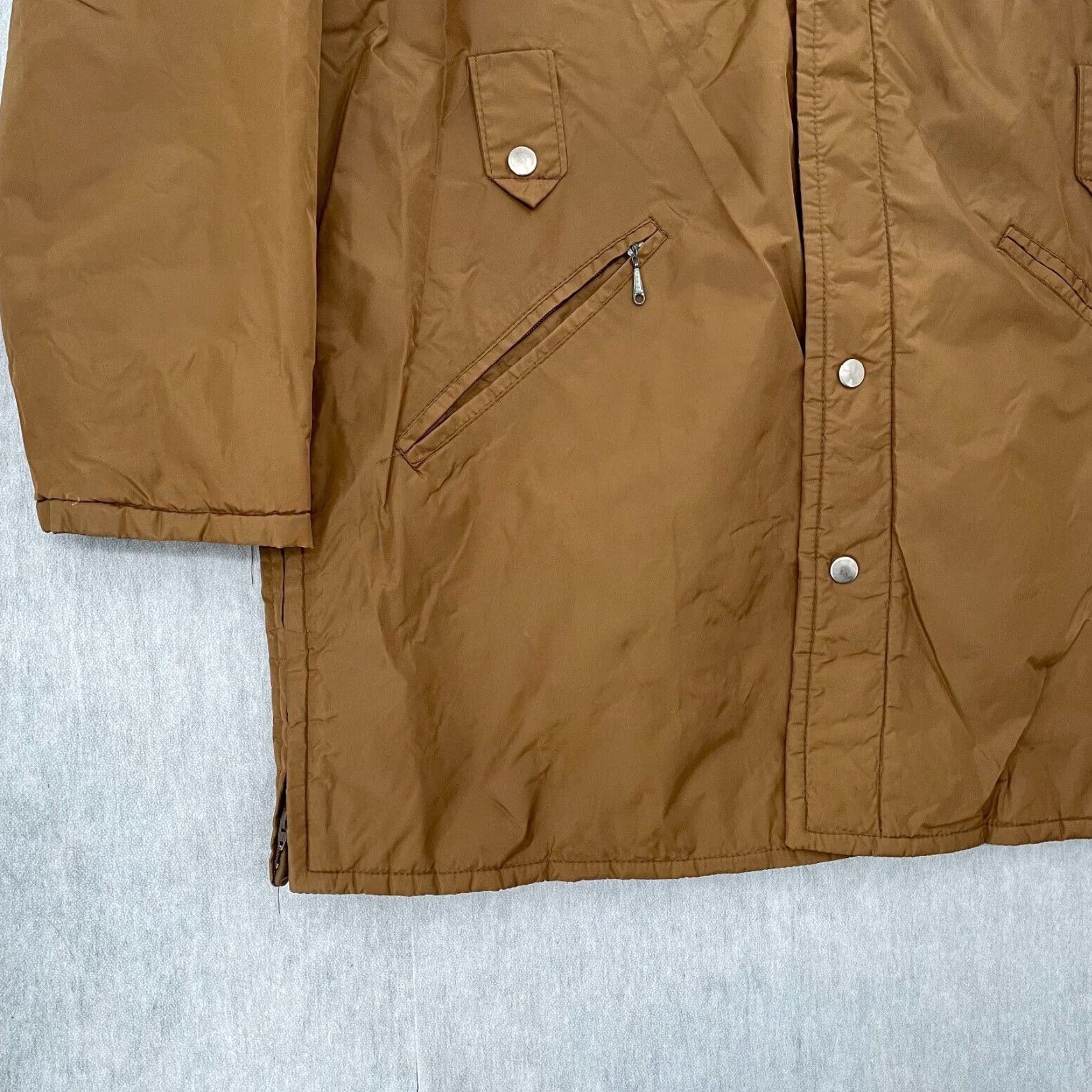 Sears Vintage Sears Men's Barn Coat Jacket 44 Brown Full Zip Lined Hunting 70s Outdoor Casual Size US S / EU 44-46 / 1 - 5 Thumbnail