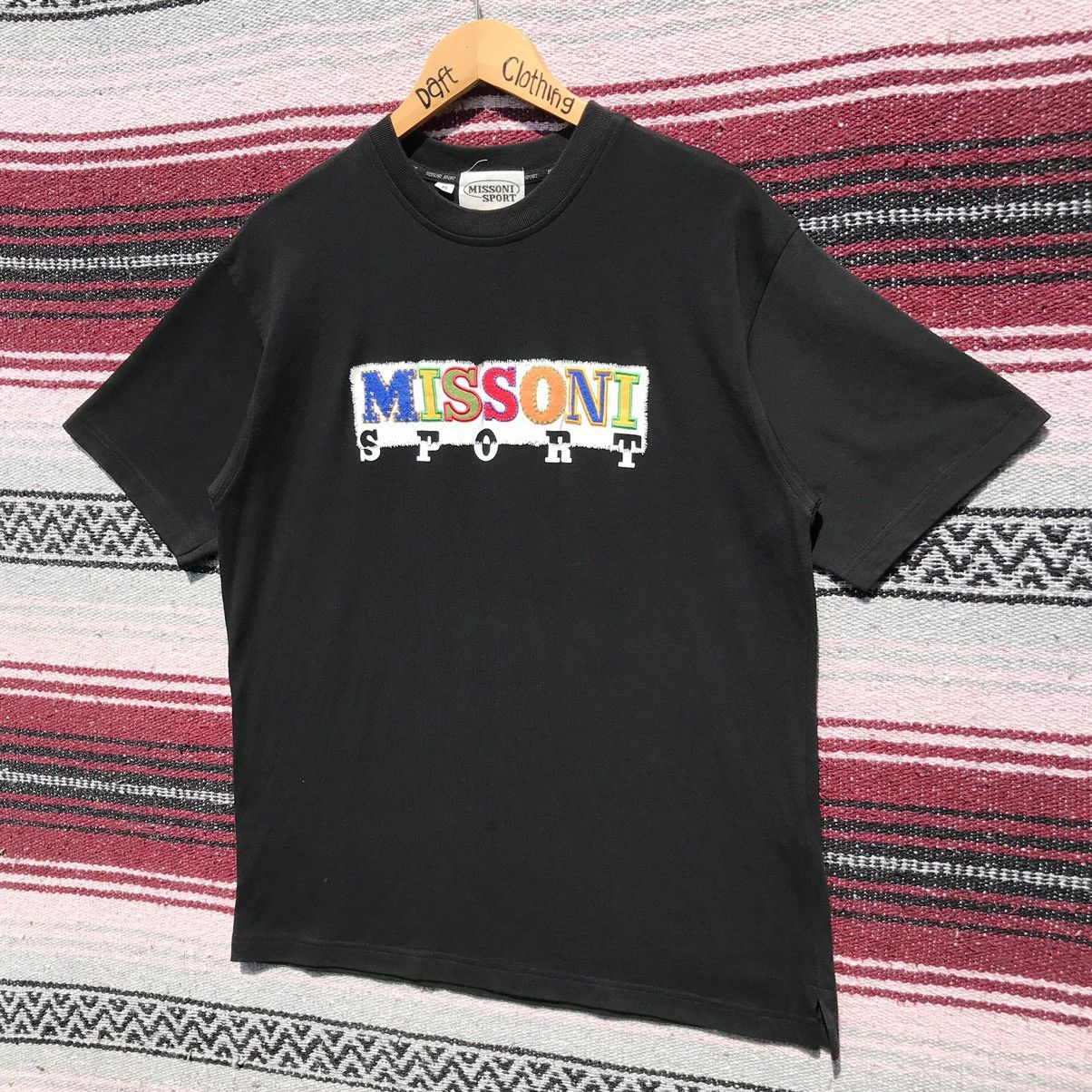 Missoni × Vintage Vintage Missoni Sport Shirt Embroidery Spellout Missoni Size US M / EU 48-50 / 2 - 3 Thumbnail