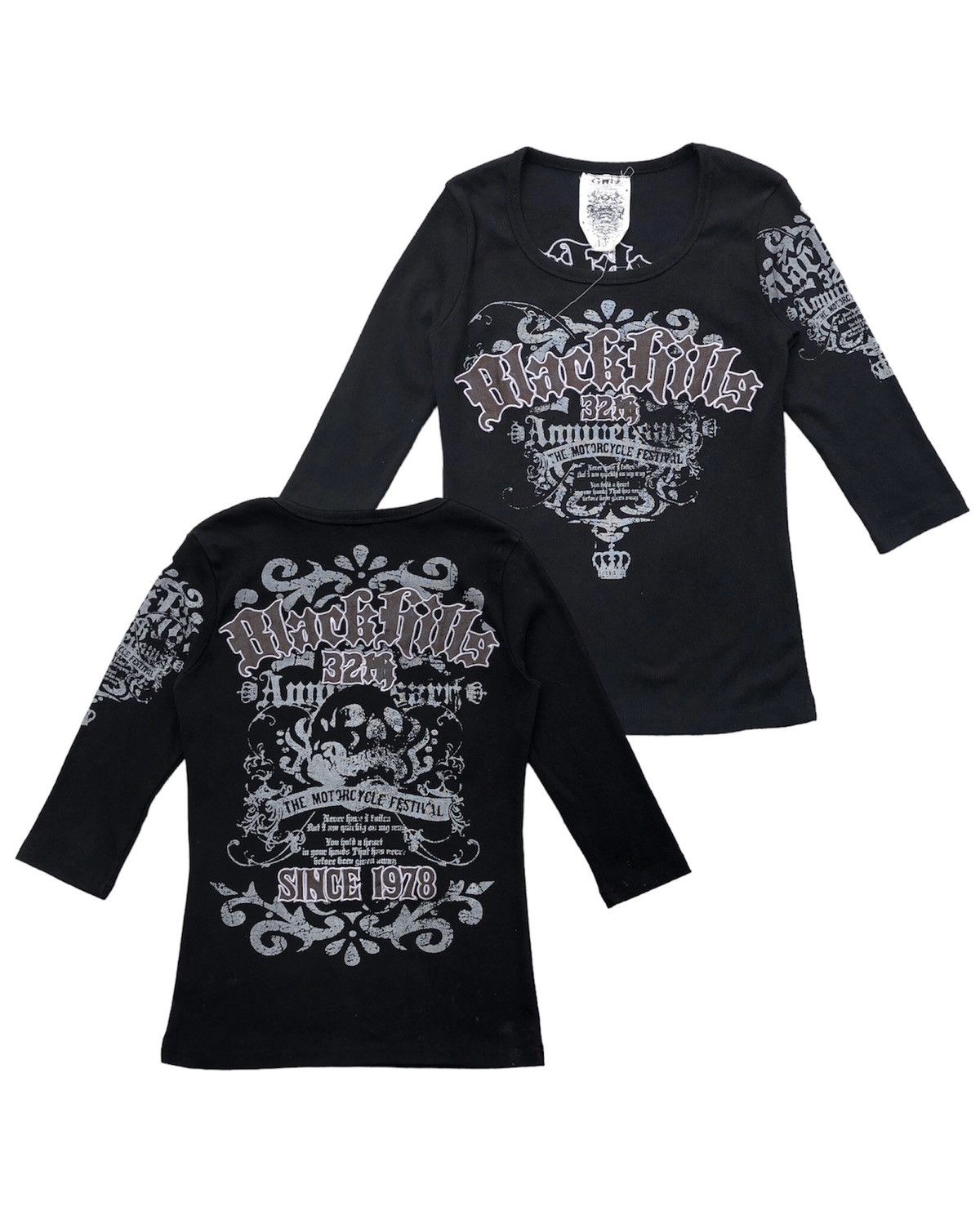 Blackhills-Japanese Poem Purple Long Sleeve