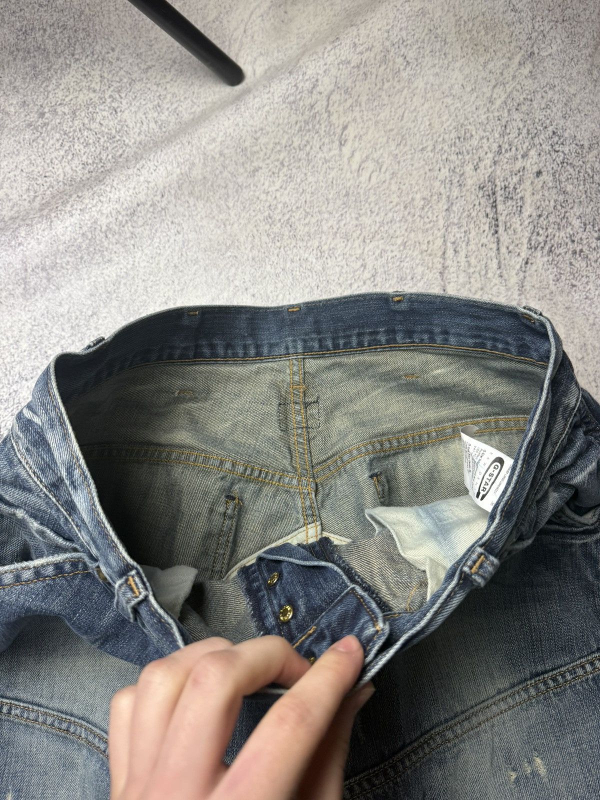 G-Star Vintage G Star Raw Denim Streetwear Jeans Japanese Y2K 34 Size US 34 / EU 50 - 16 Thumbnail