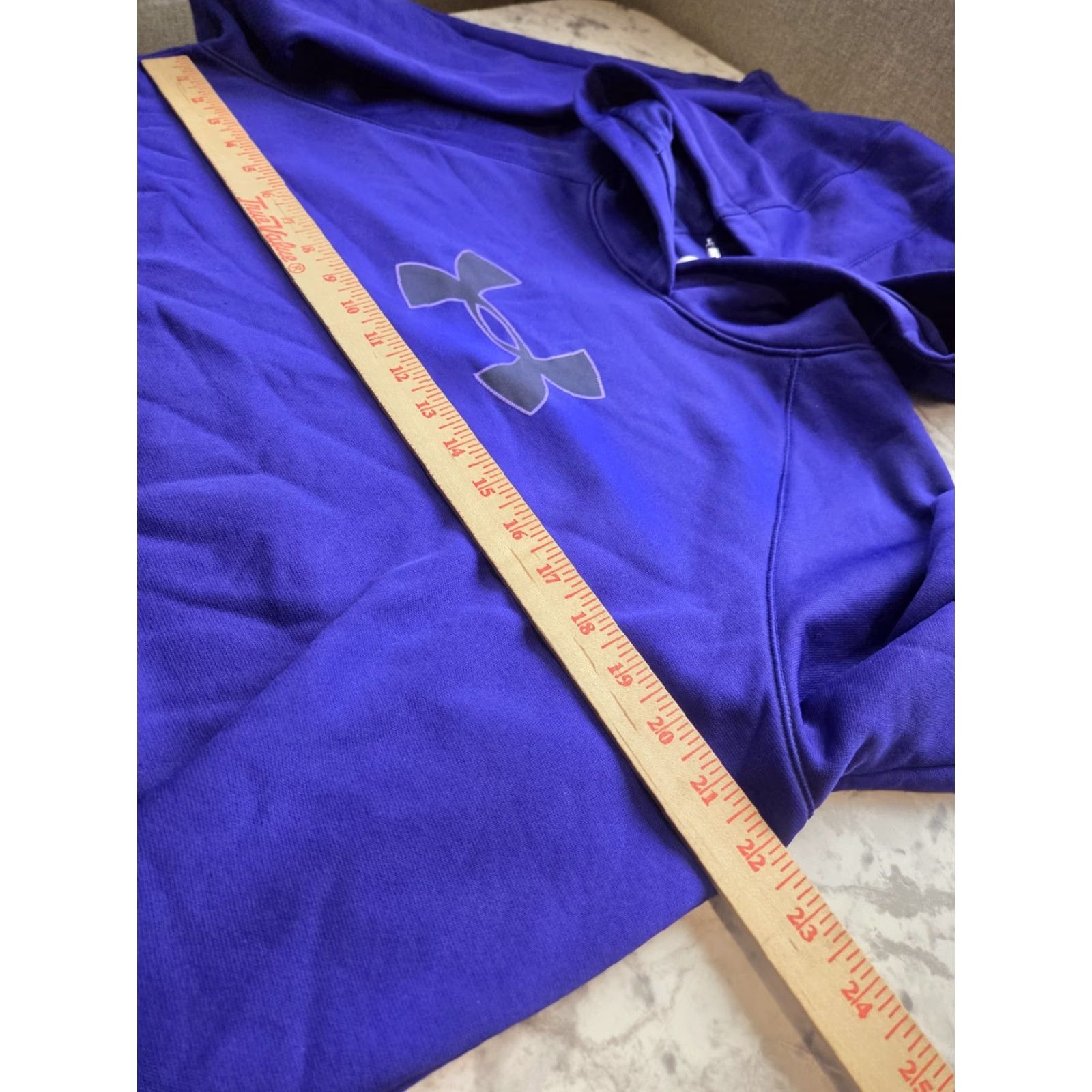 Under Armour Under Armour Womens Storm Pullover Hoodie Sweatshirt L Purple Long Sleeve Logo Hooded Size L / US 10 / IT 46 - 6 Thumbnail