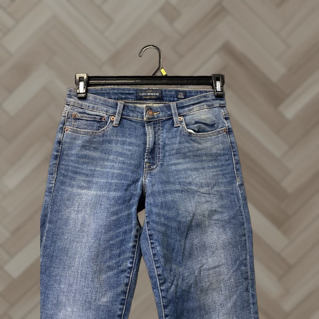 Lucky Brand Lucky Brand Jeans Women's Slim Straight Blue 30x30 Regular 30 in / 4/27 EUC Size 30" / US 8 / IT 44 - 1 Thumbnail