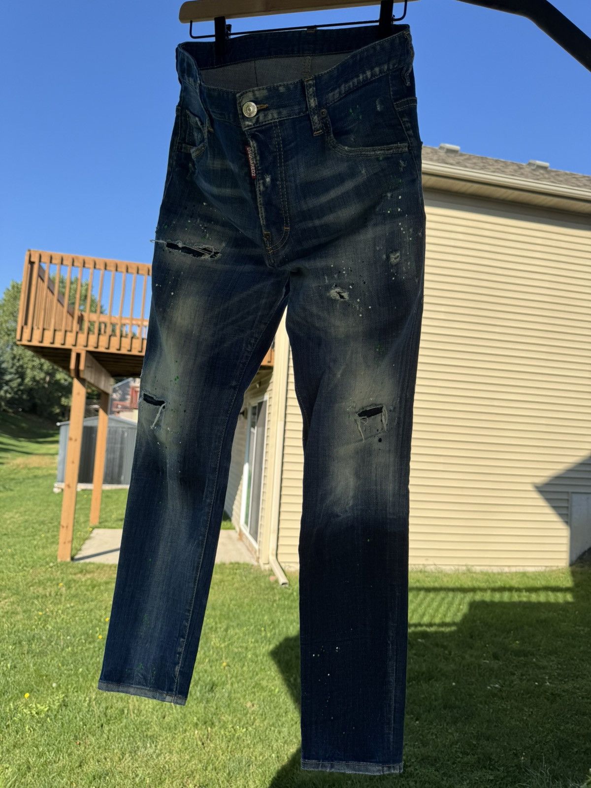 Dsquared2 Dsquared2 paint splatter skinny jeans size 32/32 Size US 32 / EU 48 - 4 Thumbnail