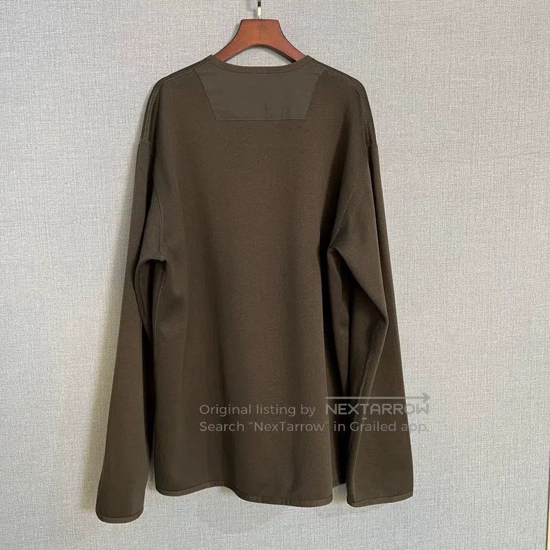 Comme des Garcons Comme Des Garcons Brown-green collarless zipper jacket Size XL / US 12-14 / IT 48-50 - 2 Thumbnail