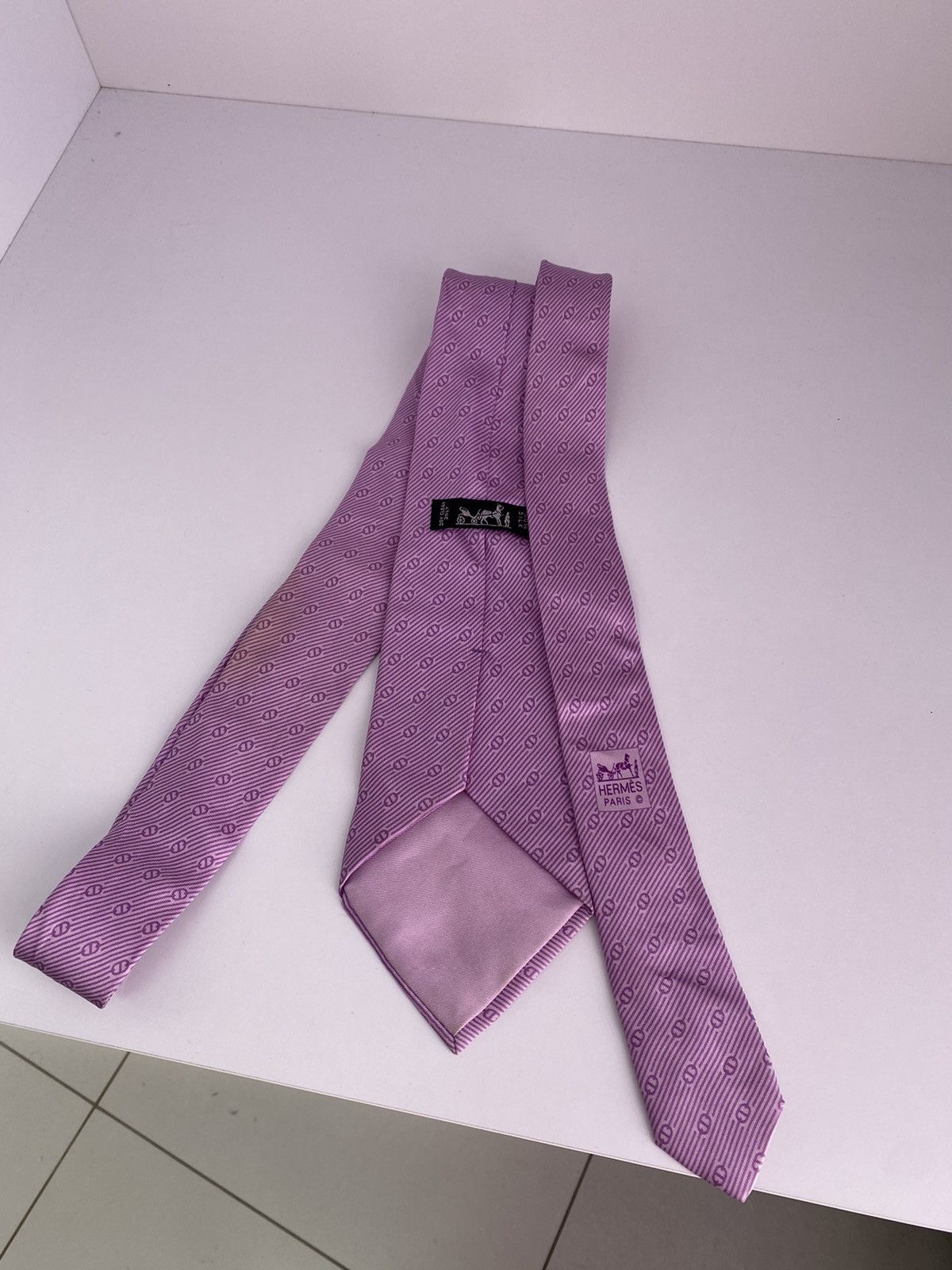 Hermes × Vintage Vintage Hermes Luxury Silk Tie Size ONE SIZE - 8 Thumbnail