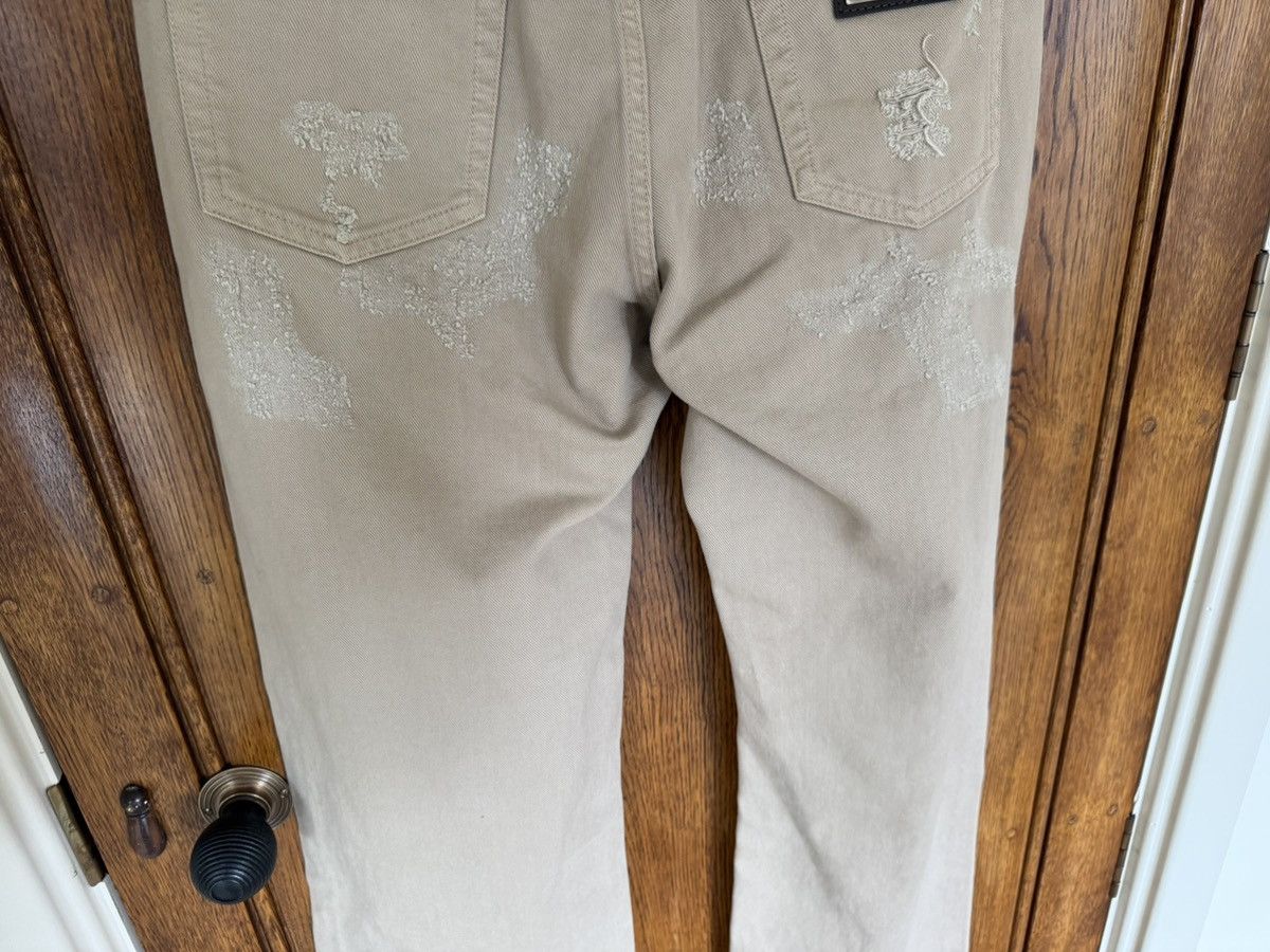 Dolce & Gabbana Dolce & Gabbana D&G destroyed ripped khaki baggy jeans pants Size US 30 / EU 46 - 24 Thumbnail