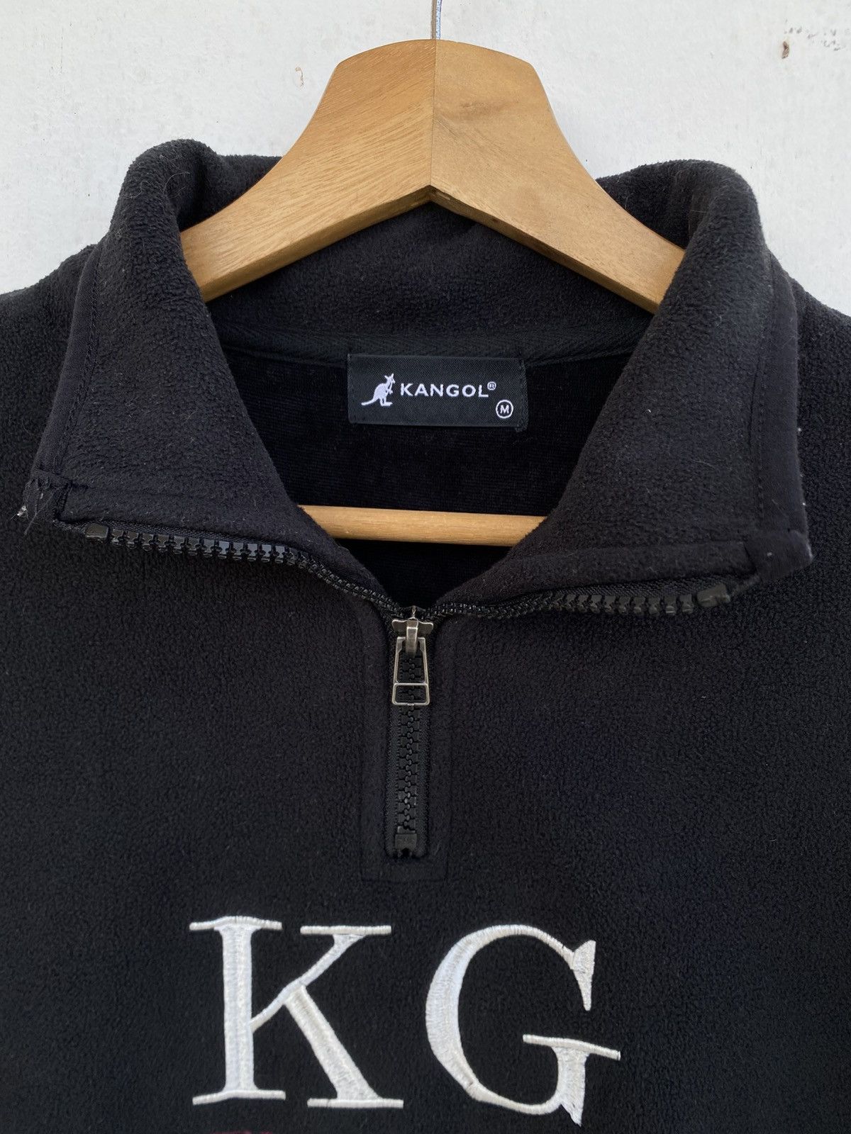 Kangol Vintage Kangol England Fleece Half-Zipper Jacket Size US M / EU 48-50 / 2 - 3 Thumbnail