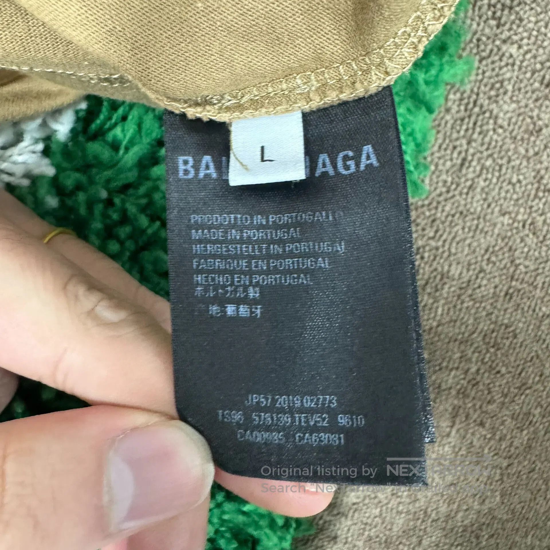 Balenciaga Balenciaga Khaki Short Sleeve Shirt. Size US L / EU 52-54 / 3 - 3 Thumbnail