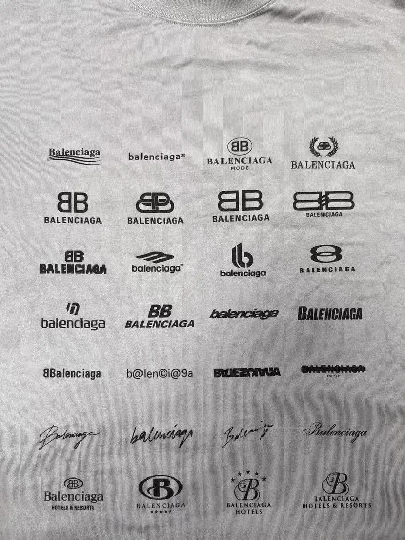 Balenciaga Balenciaga Logo Print Crewneck Short Sleeve T-shirt. Size US S / EU 44-46 / 1 - 3 Thumbnail