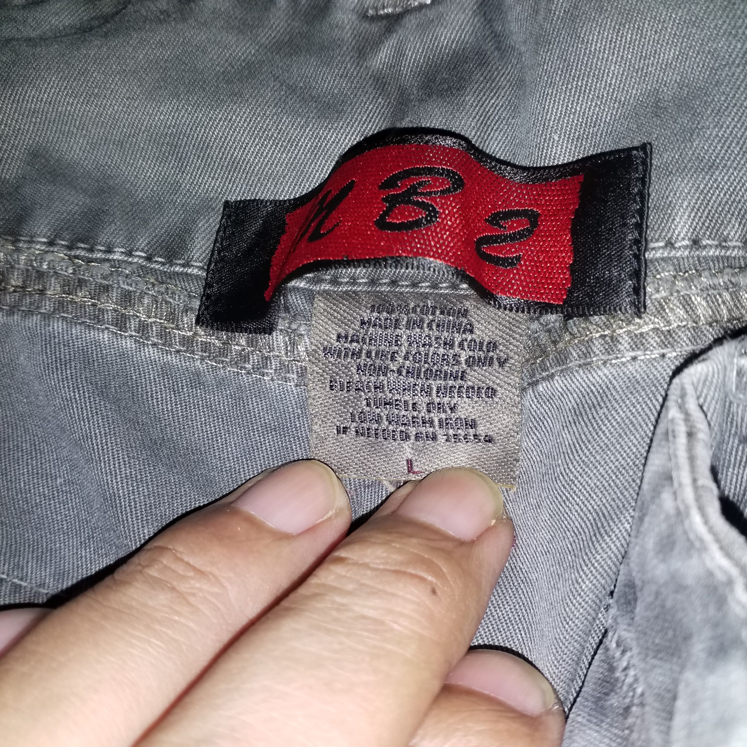 Japanese Brand LOW RISE CARGO MULTI POCKET ARMY BONDAGE STYLE Size 36" / US 14 / IT 50 - 4 Thumbnail