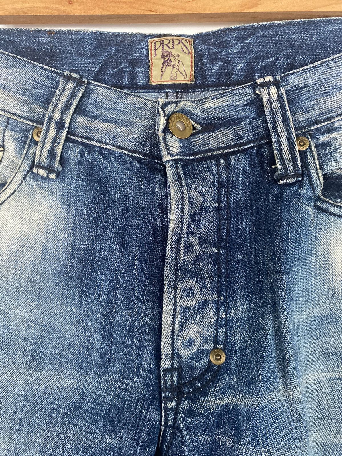Japanese Brand × Prps Vintage PRPS Denim Jeans Distressed Japanese Style Pants Size US 30 / EU 46 - 9 Thumbnail