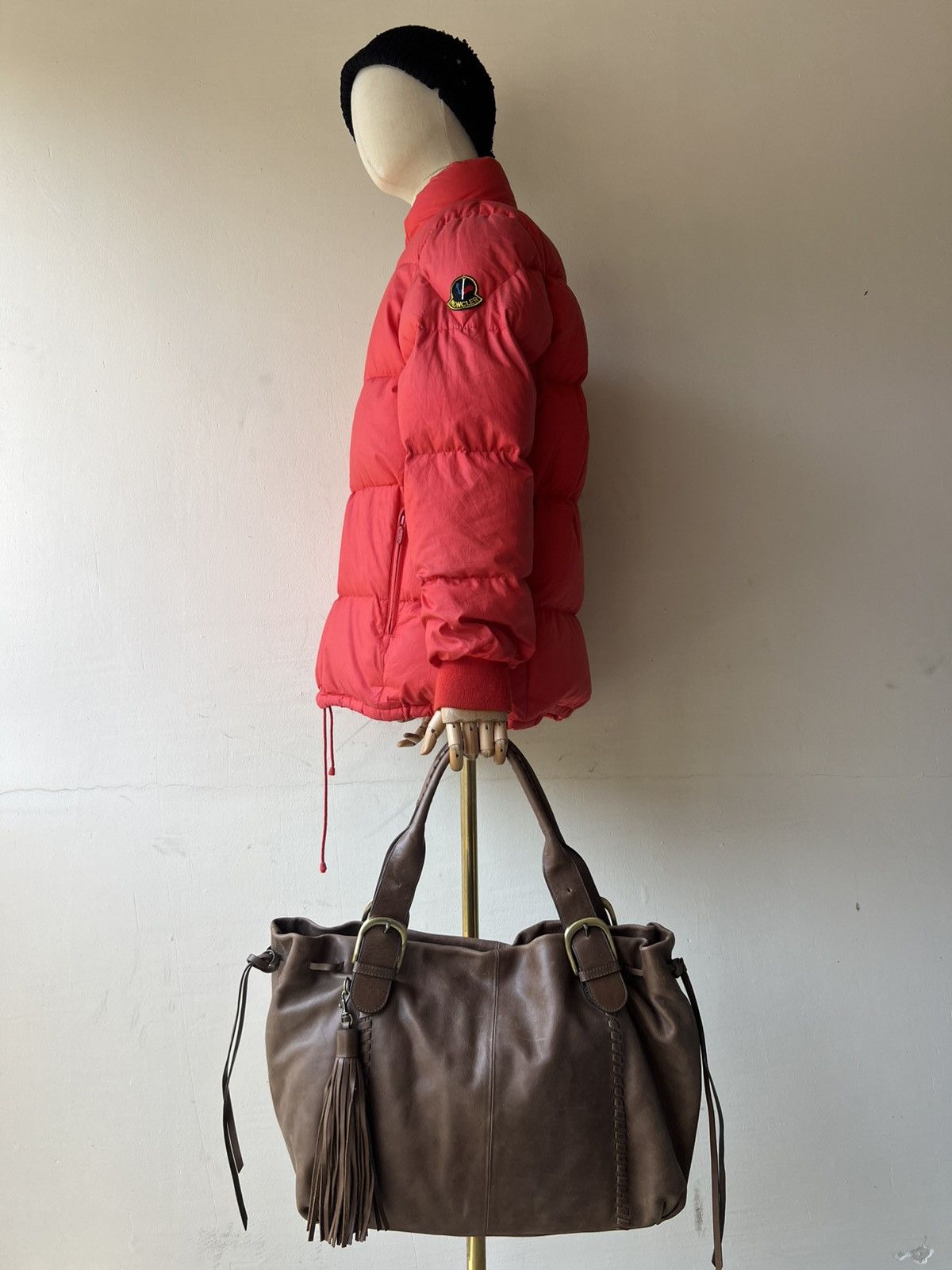 Leather Vintage Sazaby Japan Scratches Patina Leather Shoulder Bag Size ONE SIZE - 7 Thumbnail