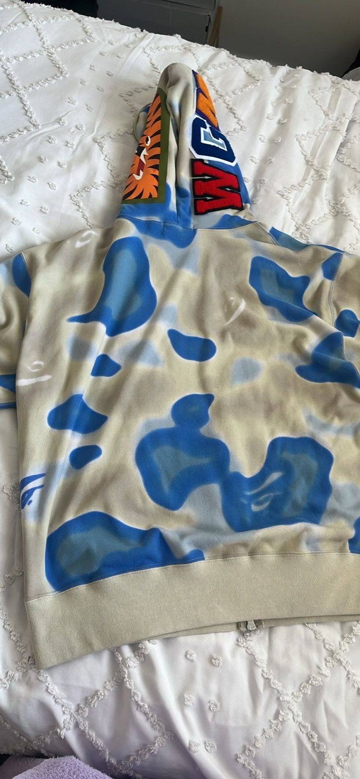 Bape LIQUID CAMO SHARK RELAXED FIT FULL ZIP HOODIE Size US M / EU 48-50 / 2 - 2 Thumbnail