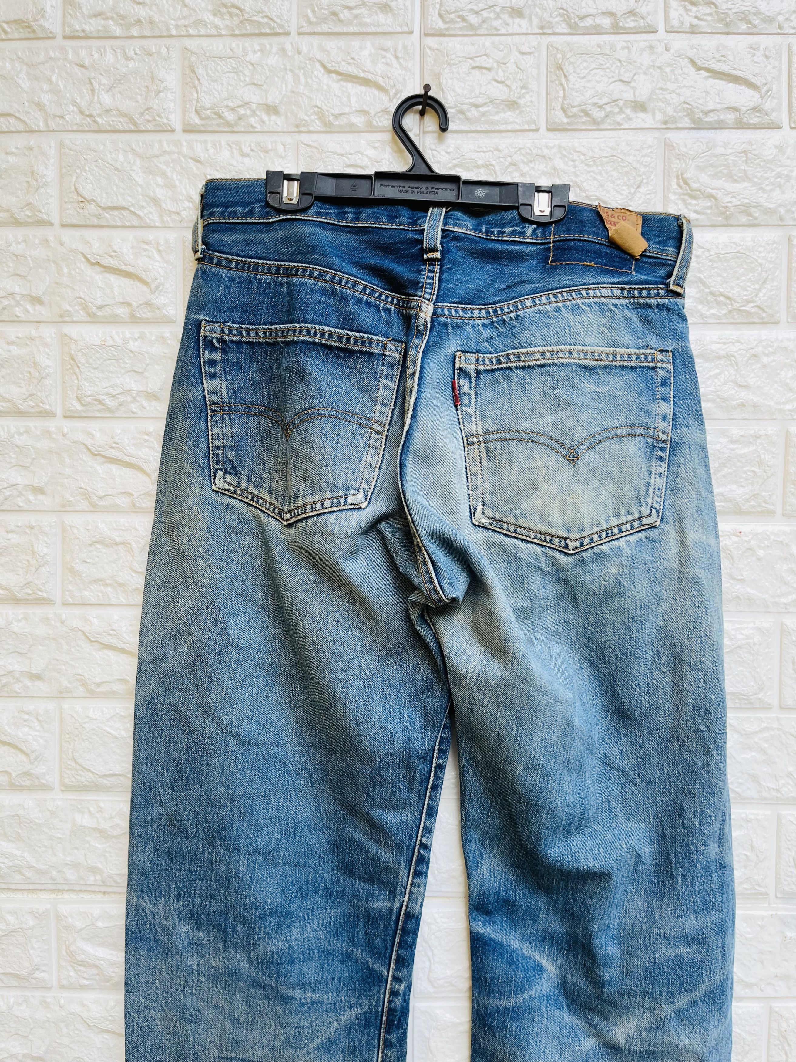 Levi's Vintage Clothing Vintage 80s Levis Big E Distressed Designer Fashion Style Size US 30 / EU 46 - 6 Thumbnail