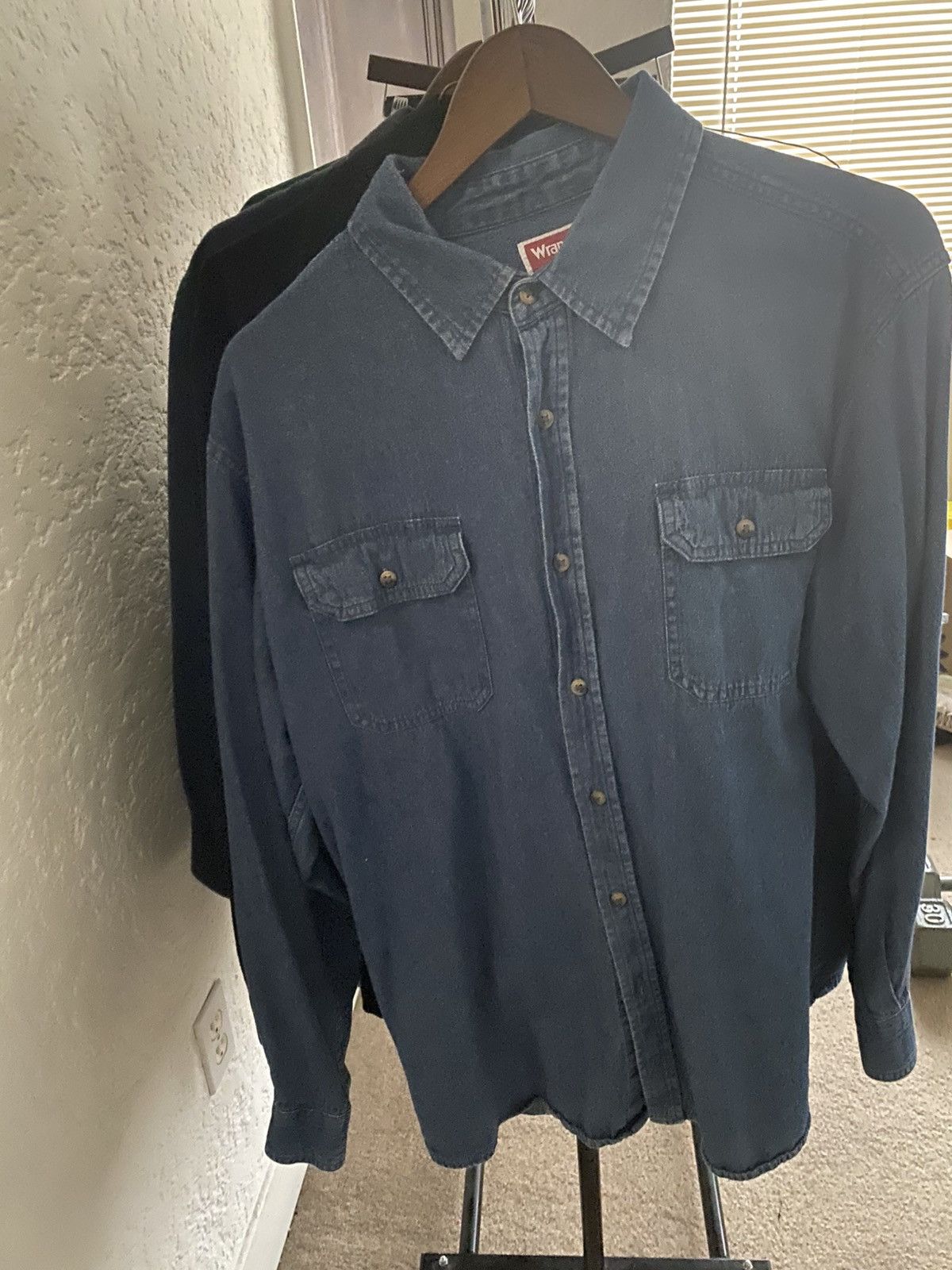 Vintage × Wrangler Vintage wrangler shirt Size US XL / EU 56 / 4 - 1 Thumbnail