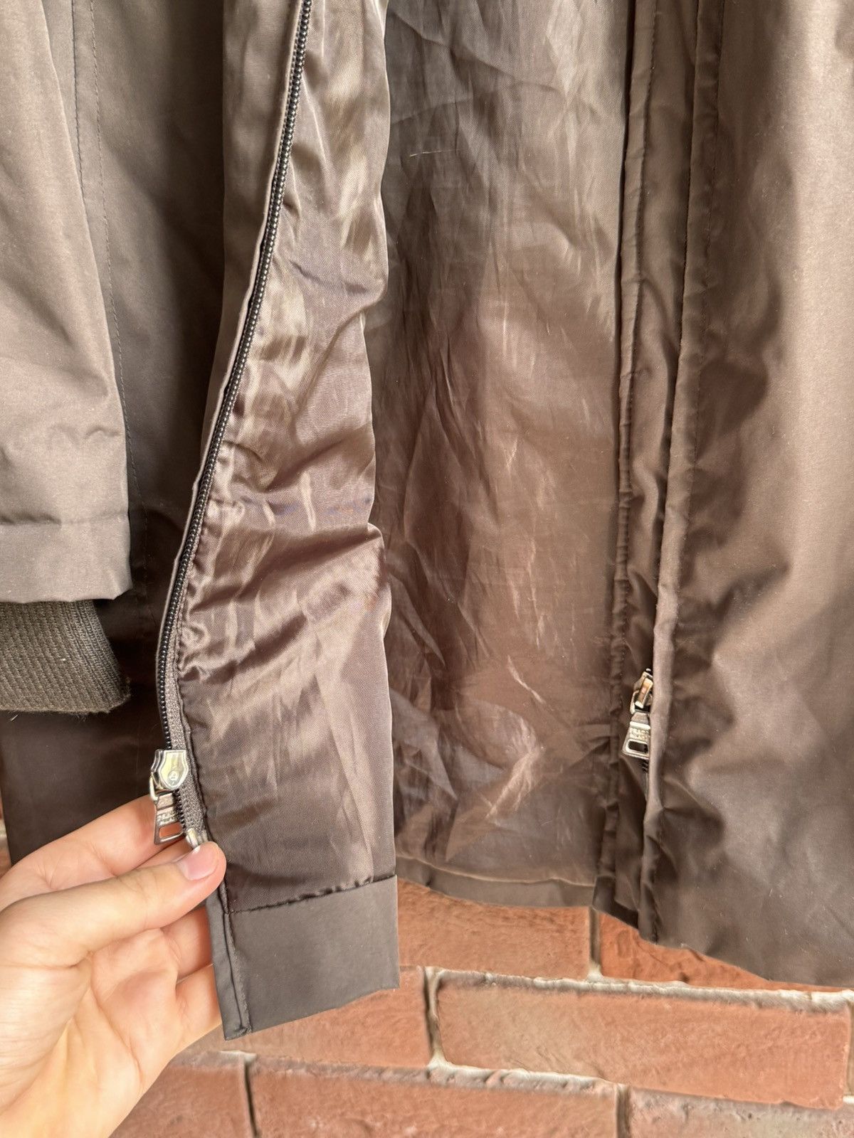 Prada Prada Vintage Gore Tex Coat Brown Jacket Women's 44IT design Size M / US 6-8 / IT 42-44 - 5 Thumbnail