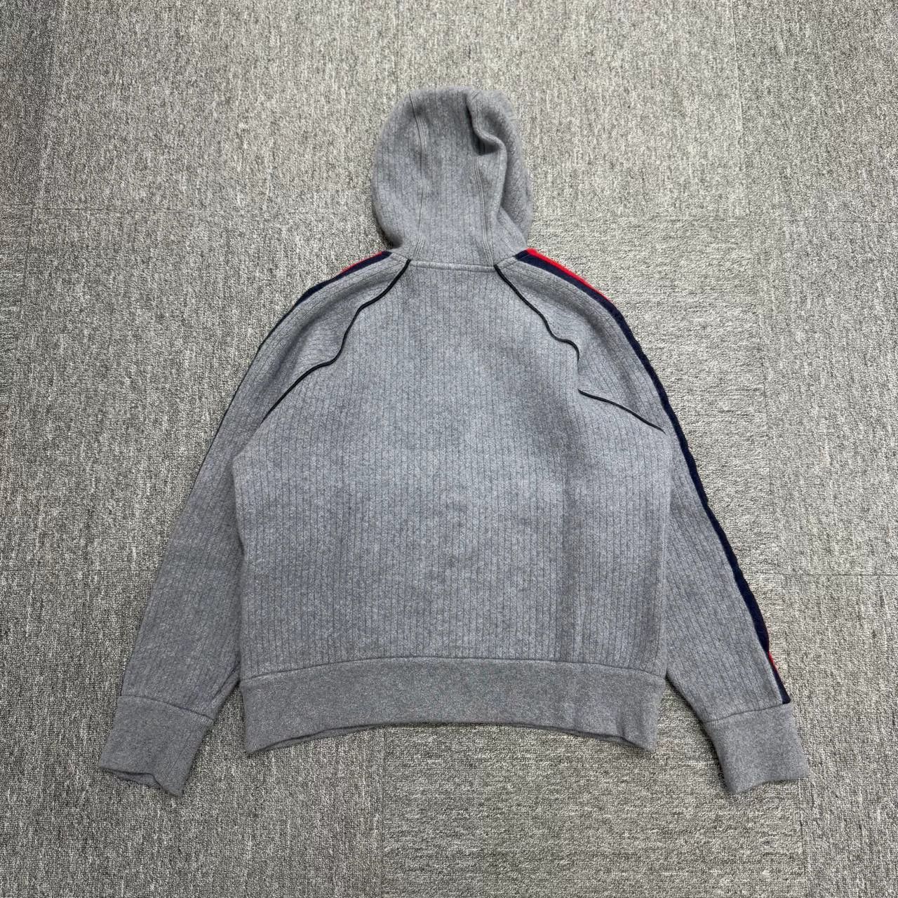 Gucci gucci gray hooded sweatshirt with stripes. Size US XL / EU 56 / 4 - 2 Thumbnail