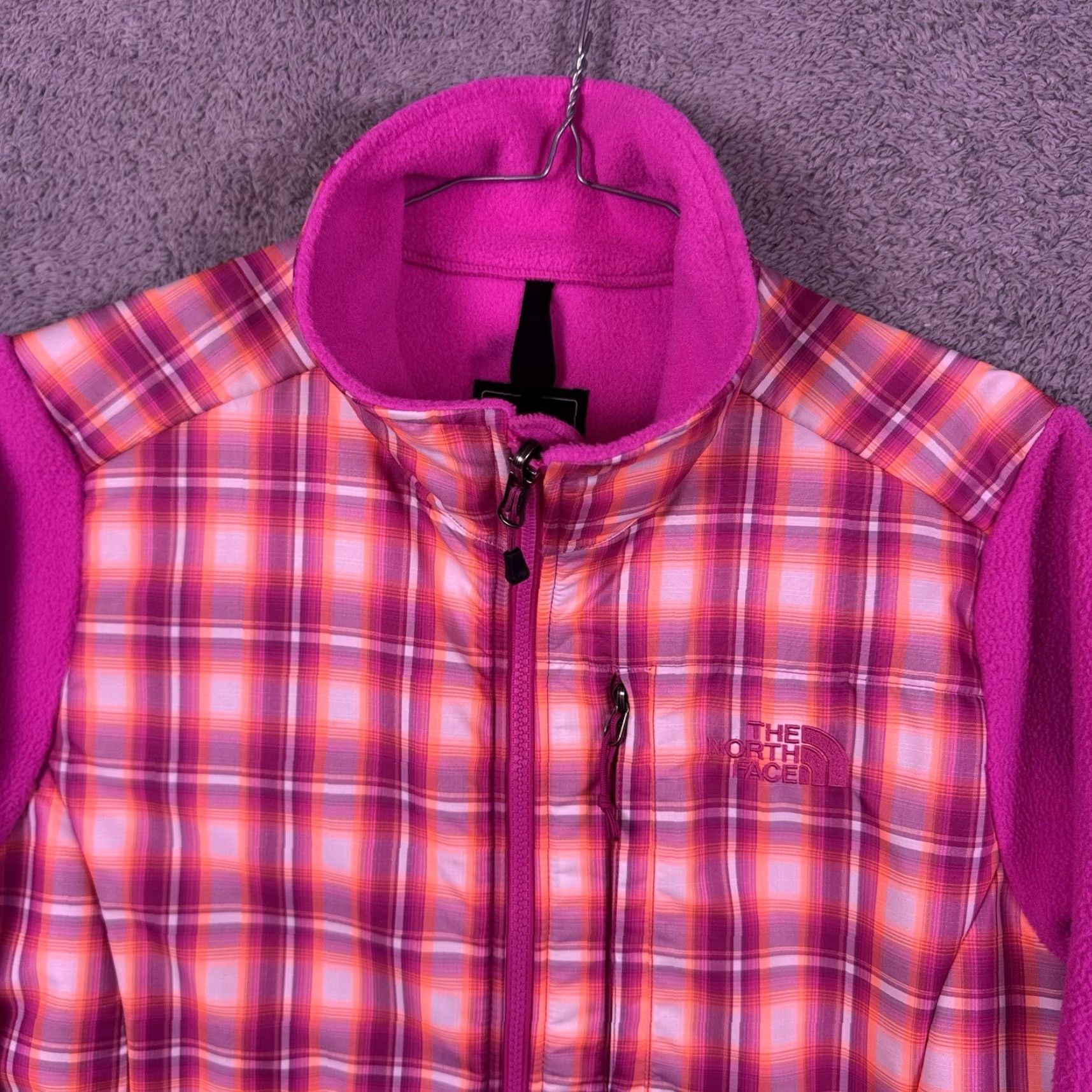 The North Face The North Face Retro Denali Jacket Womens M Full Zip Polartec Plaid Pink Size M / US 6-8 / IT 42-44 - 4 Thumbnail
