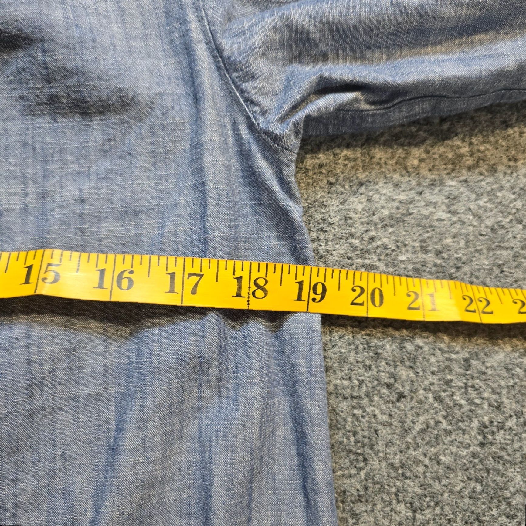 Patagonia Patagonia Shirt Womens Size 6 Blue Chambray Denim Snap Button Casual Outdoors Size M / US 6-8 / IT 42-44 - 5 Thumbnail