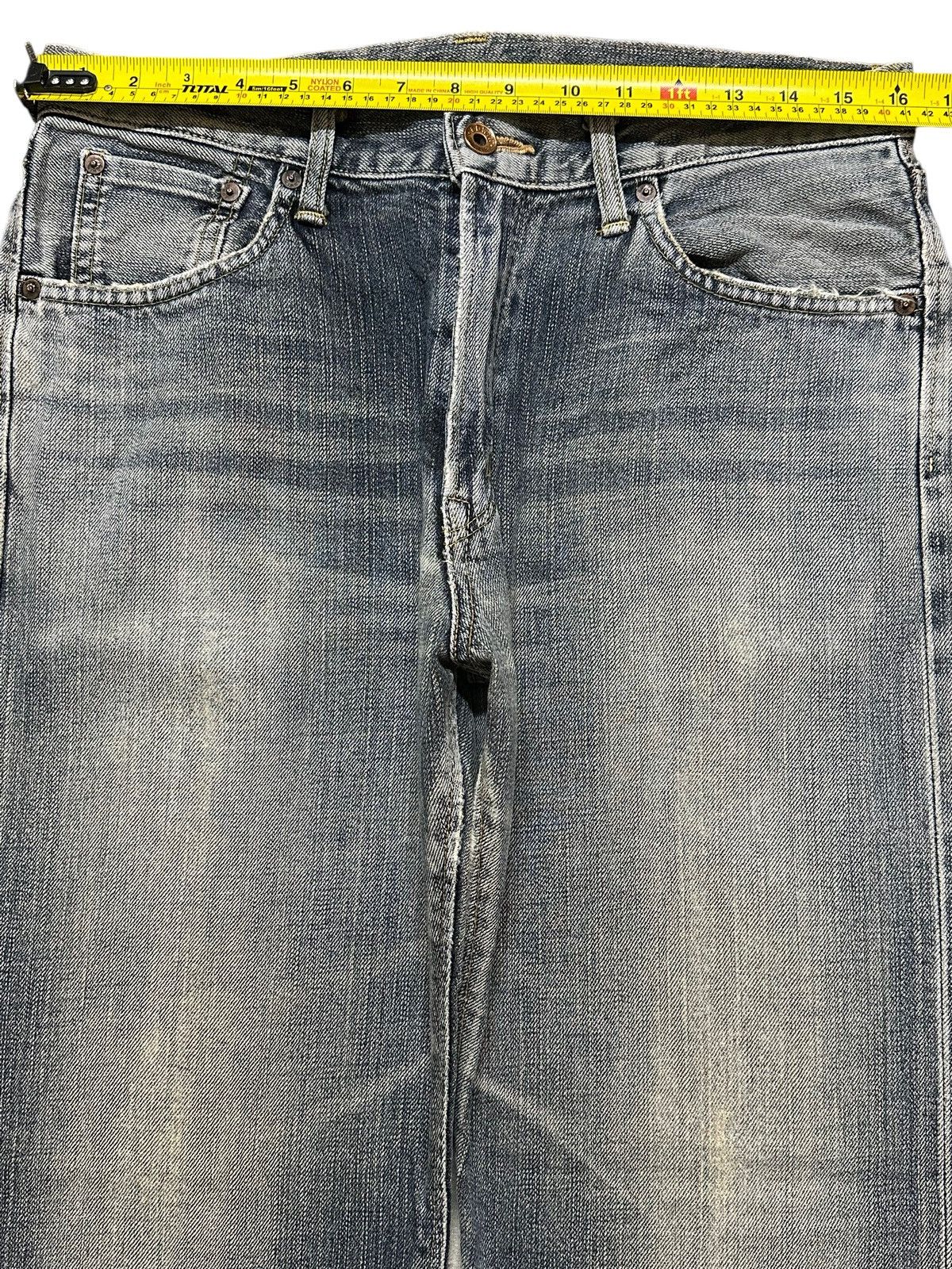 Edwin Vintage Edwin 505zx Selvedge Mud Wash Faded Baggy Jeans Size US 32 / EU 48 - 15 Thumbnail