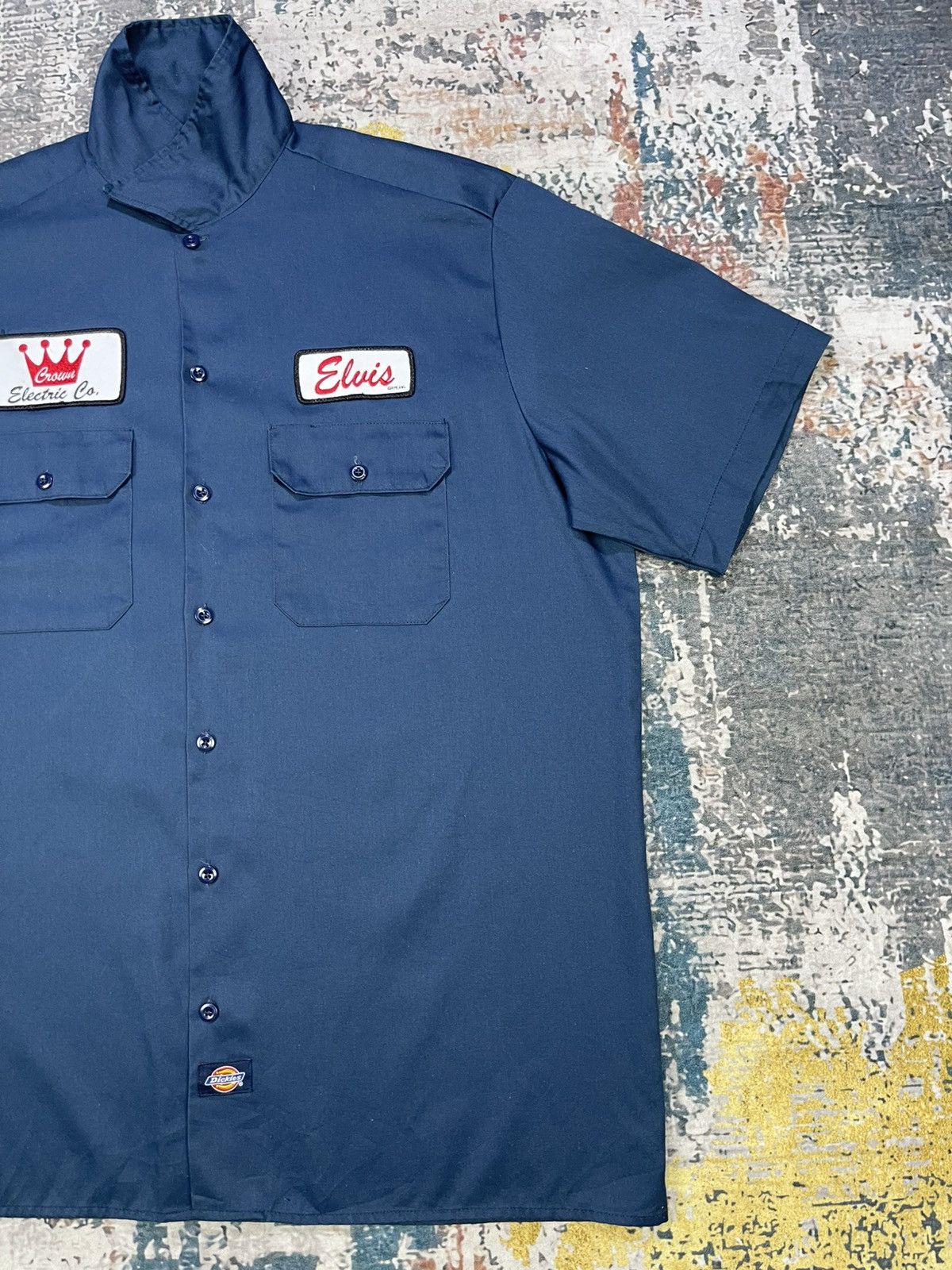 Dickies Vtg Dickies Double Pocket Button Down Work Shirt Size US XL / EU 56 / 4 - 7 Thumbnail