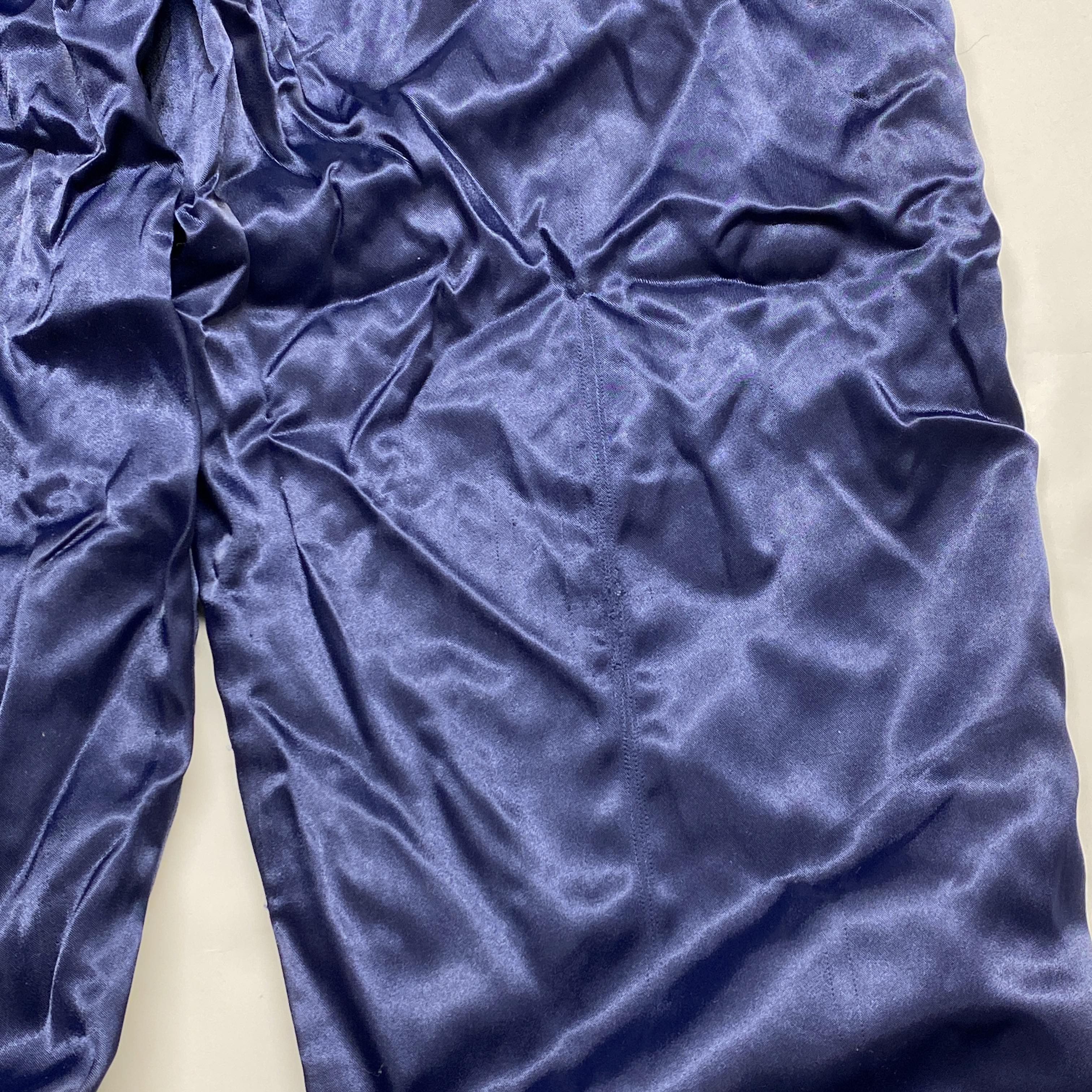 Nike × Vintage Vintage Nike Shiny Blue Satin Joggers Track Pants Small Size US 30 / EU 46 - 6 Thumbnail