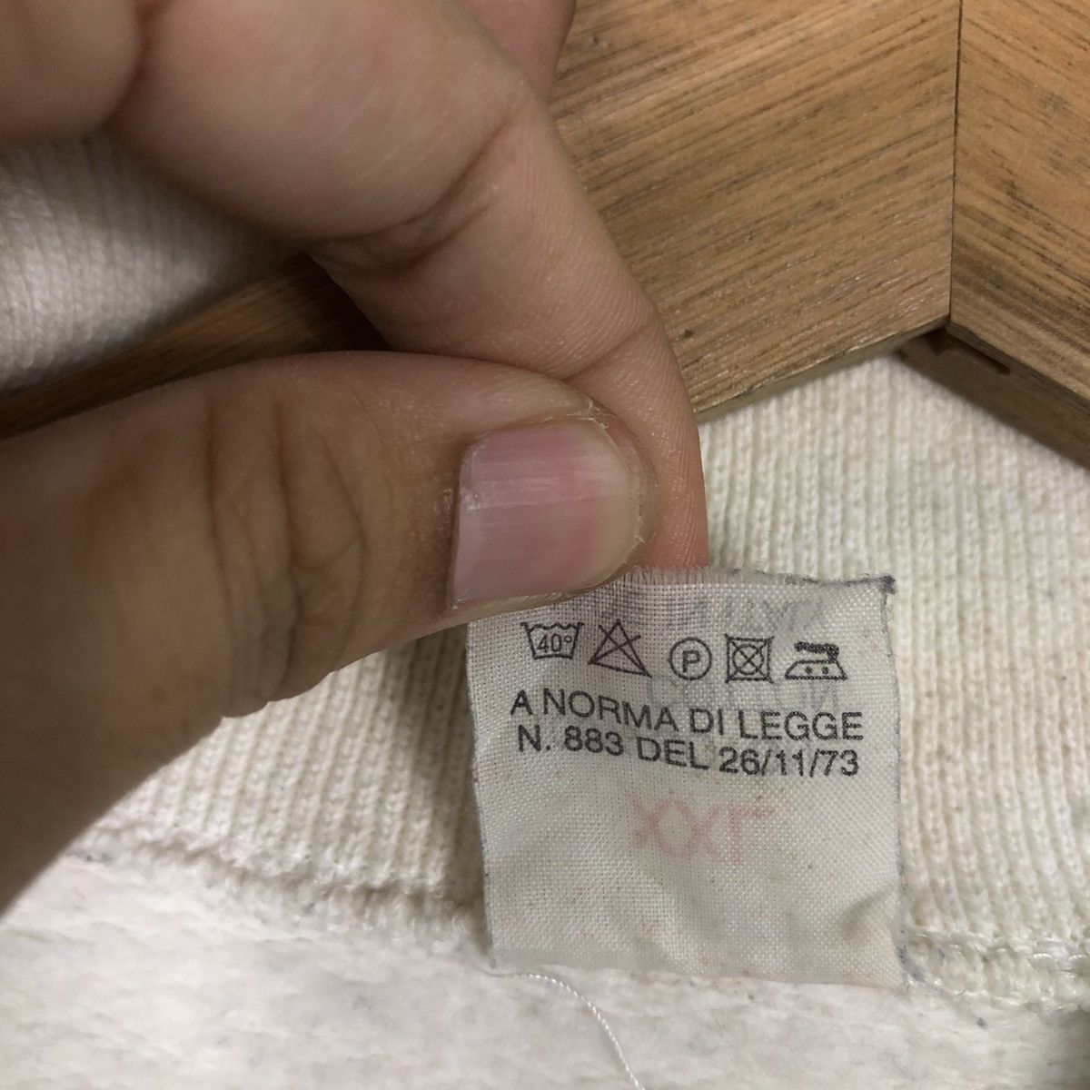 Japanese Brand 🔥Vintage Italia Sweater Zipper Big Logo Made in Italy Size US XXL / EU 58 / 5 - 15 Thumbnail