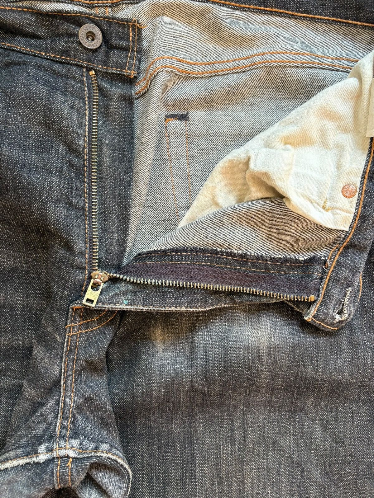 Levi's Vintage 90s Levis 503 Rusty Wash Baggy Jeans Size US 36 / EU 52 - 9 Thumbnail