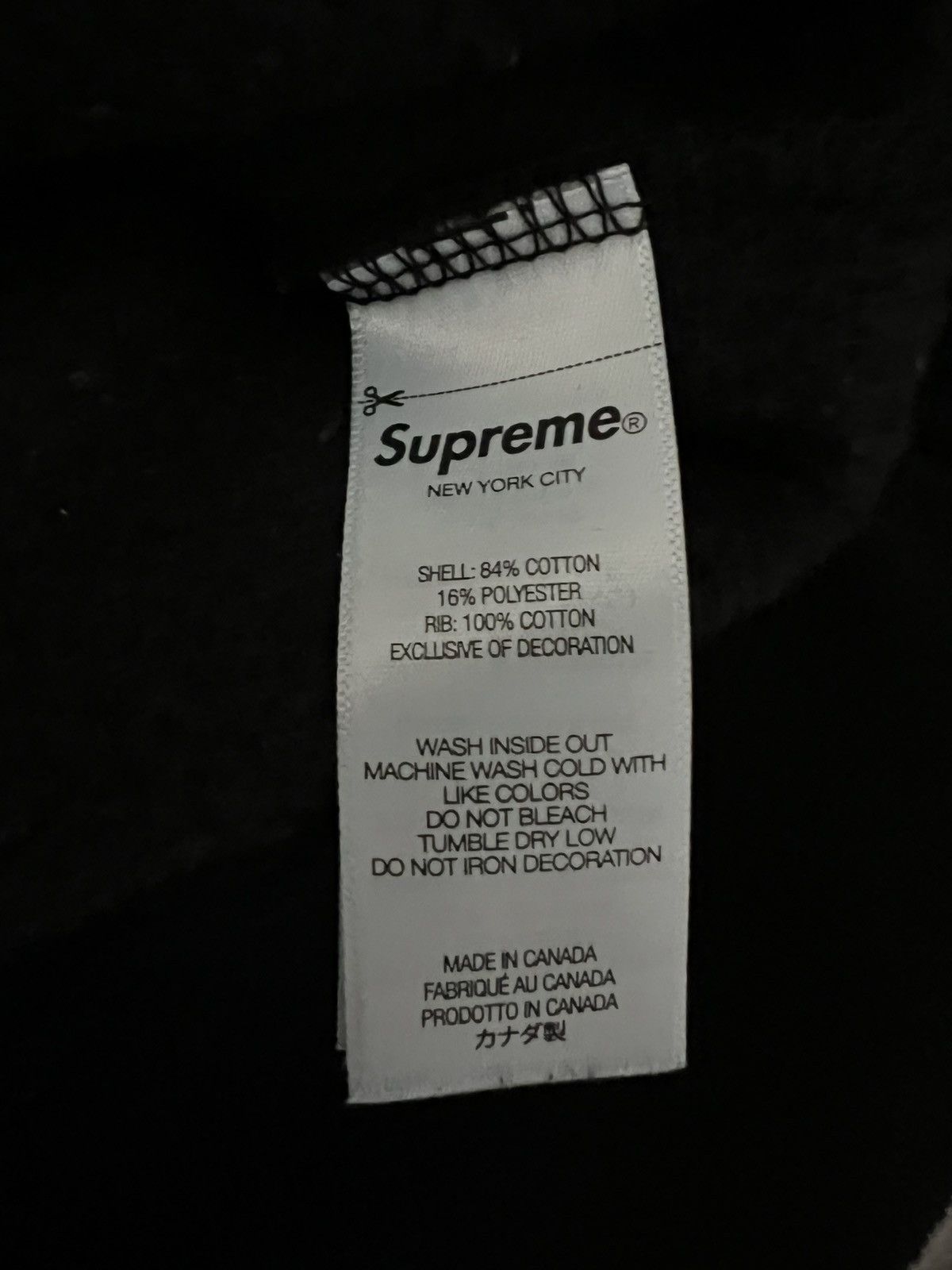 Supreme Size Medium Supreme Plaid Arc Crewneck Black Size US M / EU 48-50 / 2 - 8 Thumbnail