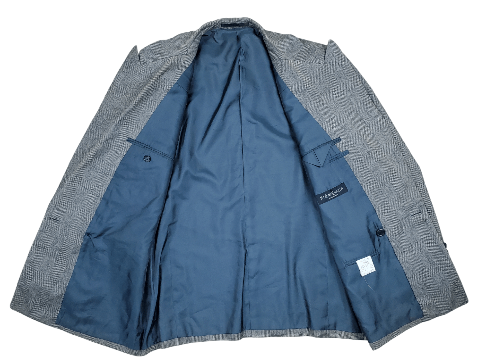 Vintage × Yves Saint Laurent Vintage Yves Saint Laurent Blazer Wool Jacket Size US M / EU 48-50 / 2 - 2 Thumbnail