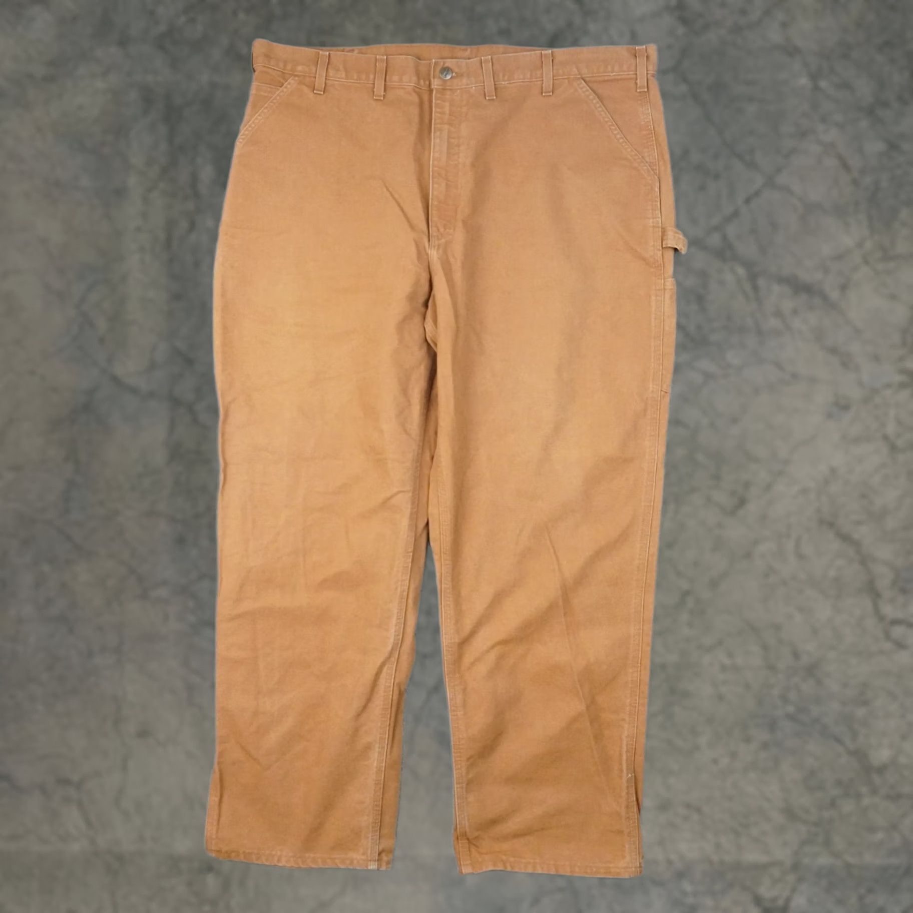 Carhartt VINTAGE Carhartt Workwear Pants Brown Mens 44x32 B11 BRN Duck Utility 90s Size US 44 / EU 60 - 1 Thumbnail