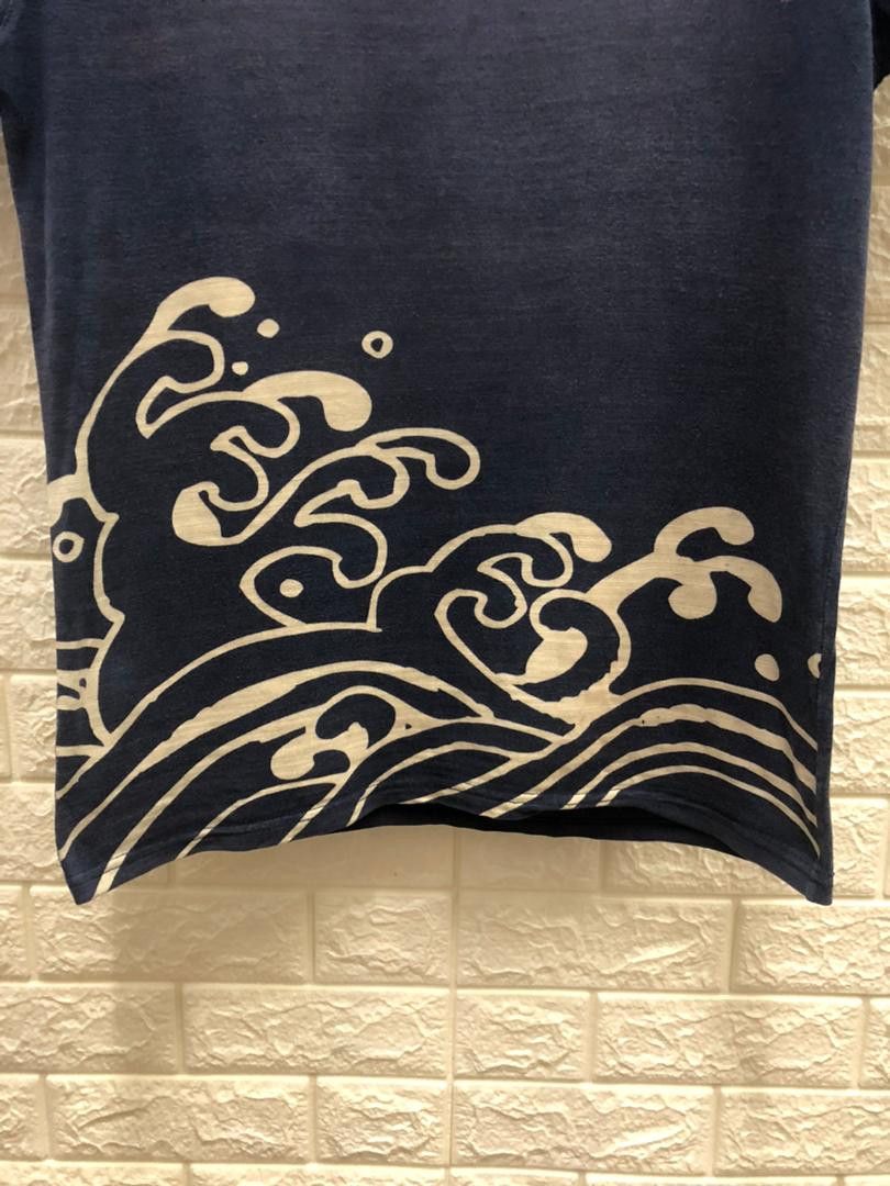 Japanese Brand Vintage Thrashed Faded Vintage Samurai wave Size US M / EU 48-50 / 2 - 7 Thumbnail