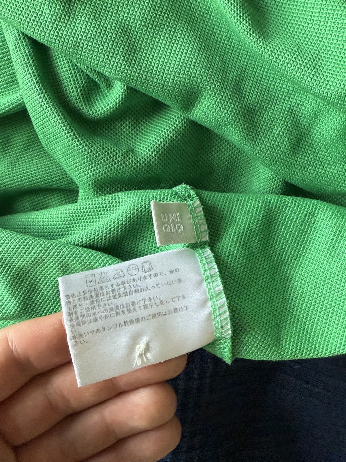 Christophe Lemaire × Japanese Brand × Uniqlo Uniqlo polo tee made in Japan Christophe Lemair Size US M / EU 48-50 / 2 - 4 Thumbnail