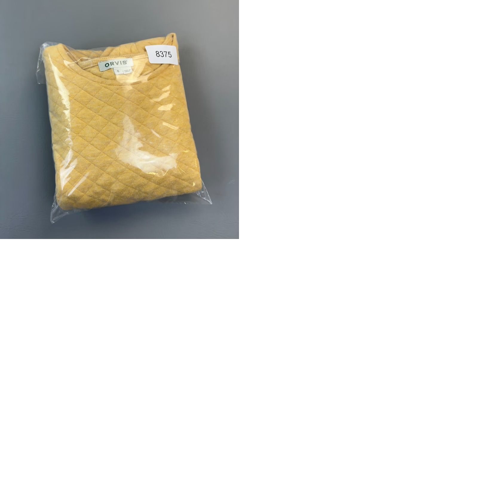 Orvis Orvis Sweatshirt Women's Small Yellow Quilted Crewneck Pullover Outdoor Casual Size S / US 4 / IT 40 - 9 Thumbnail