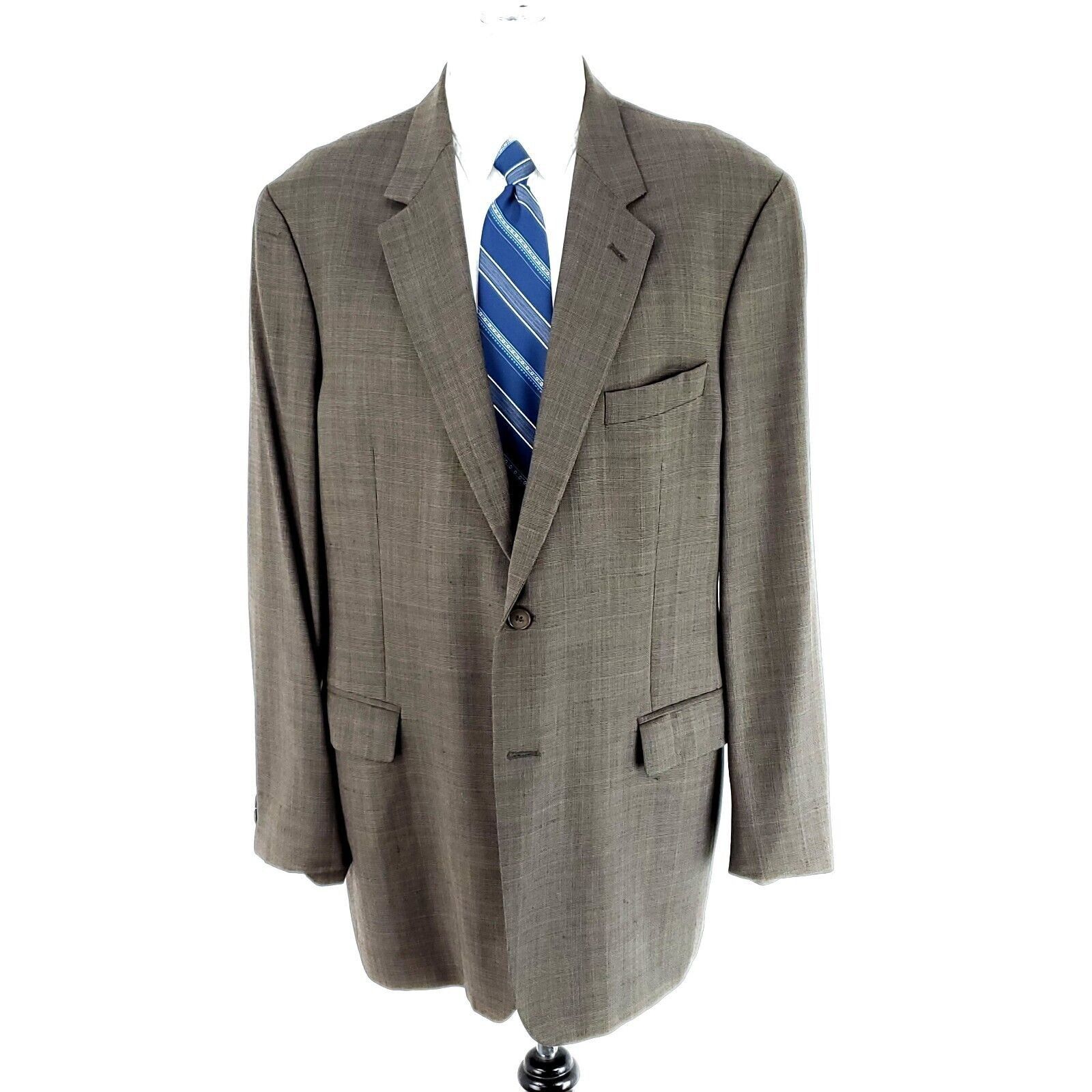 Stafford Stafford Executive Wool Cashmere 2 Button Blazer 42L Or Slim Size 42L - 3 Thumbnail