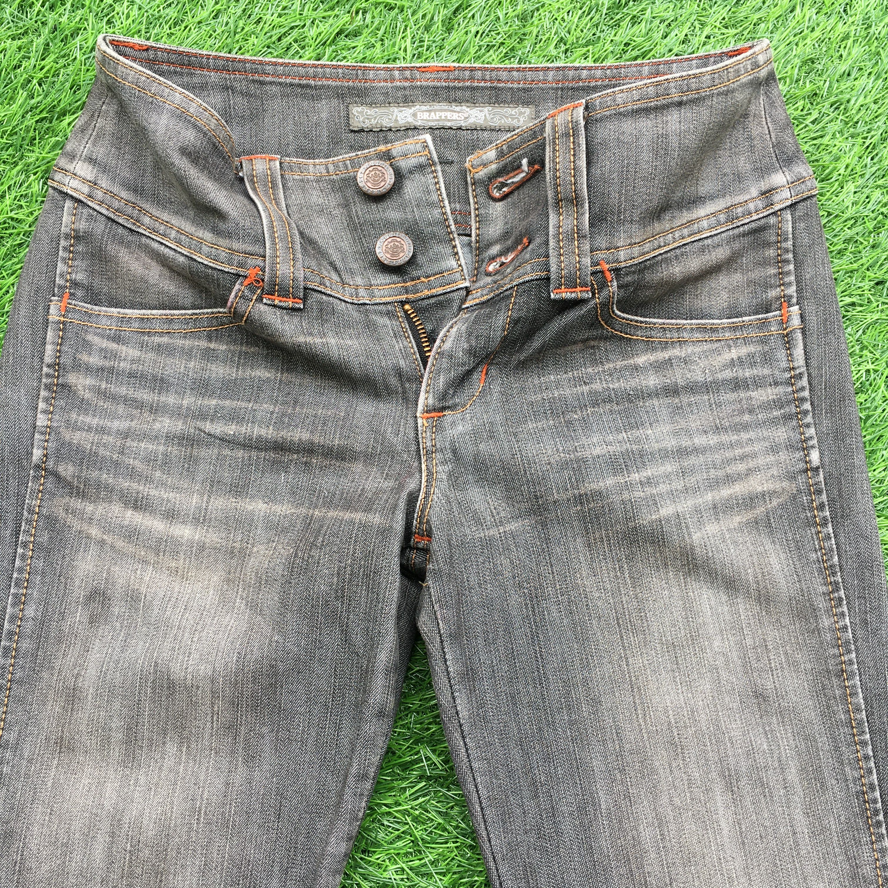 Japanese Brand Y2K Low Rise Flare Jeans D-1033 Size 22" - 3 Thumbnail
